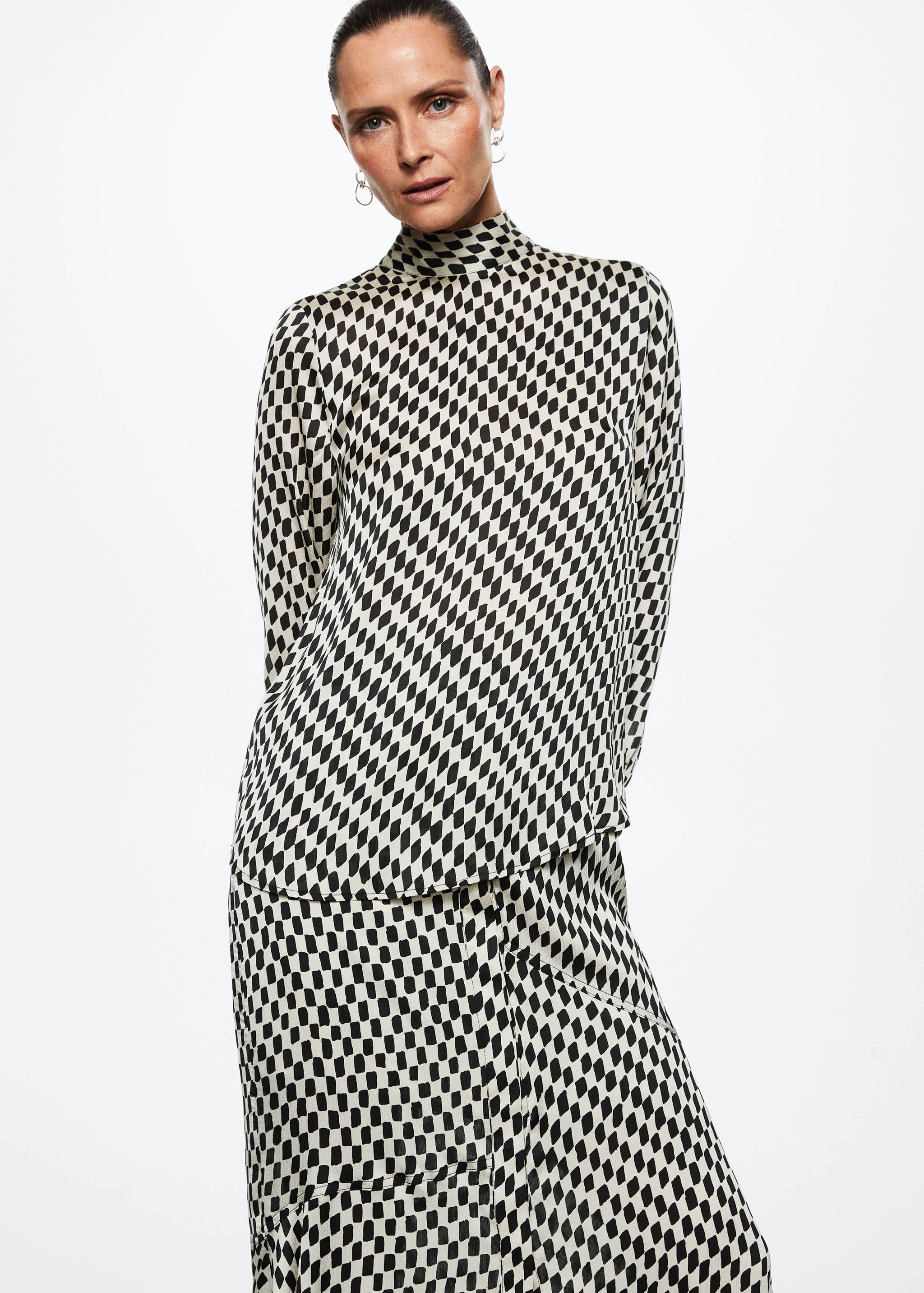 Bow check shirt - Medium plane