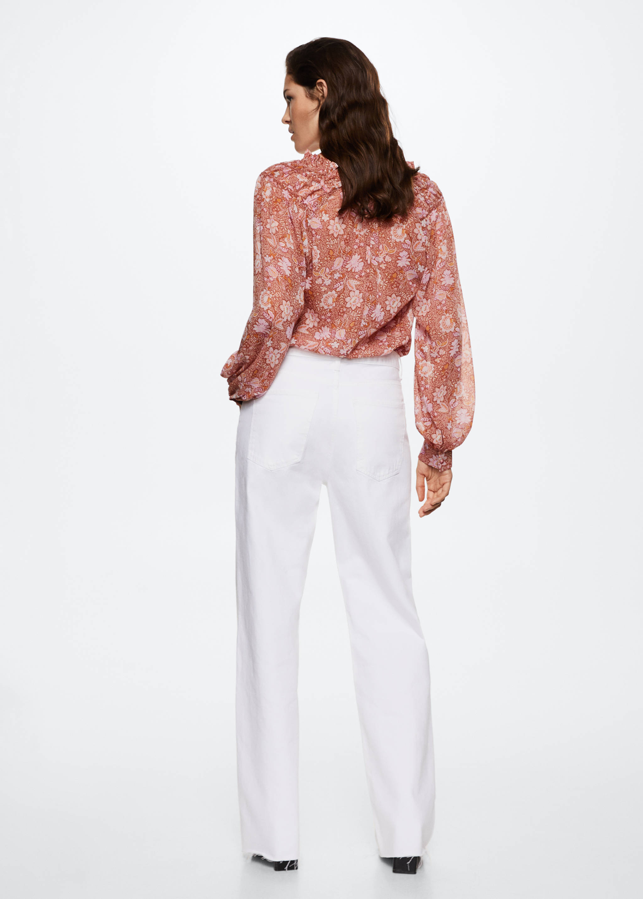 Floral print blouse - Reverse of the article