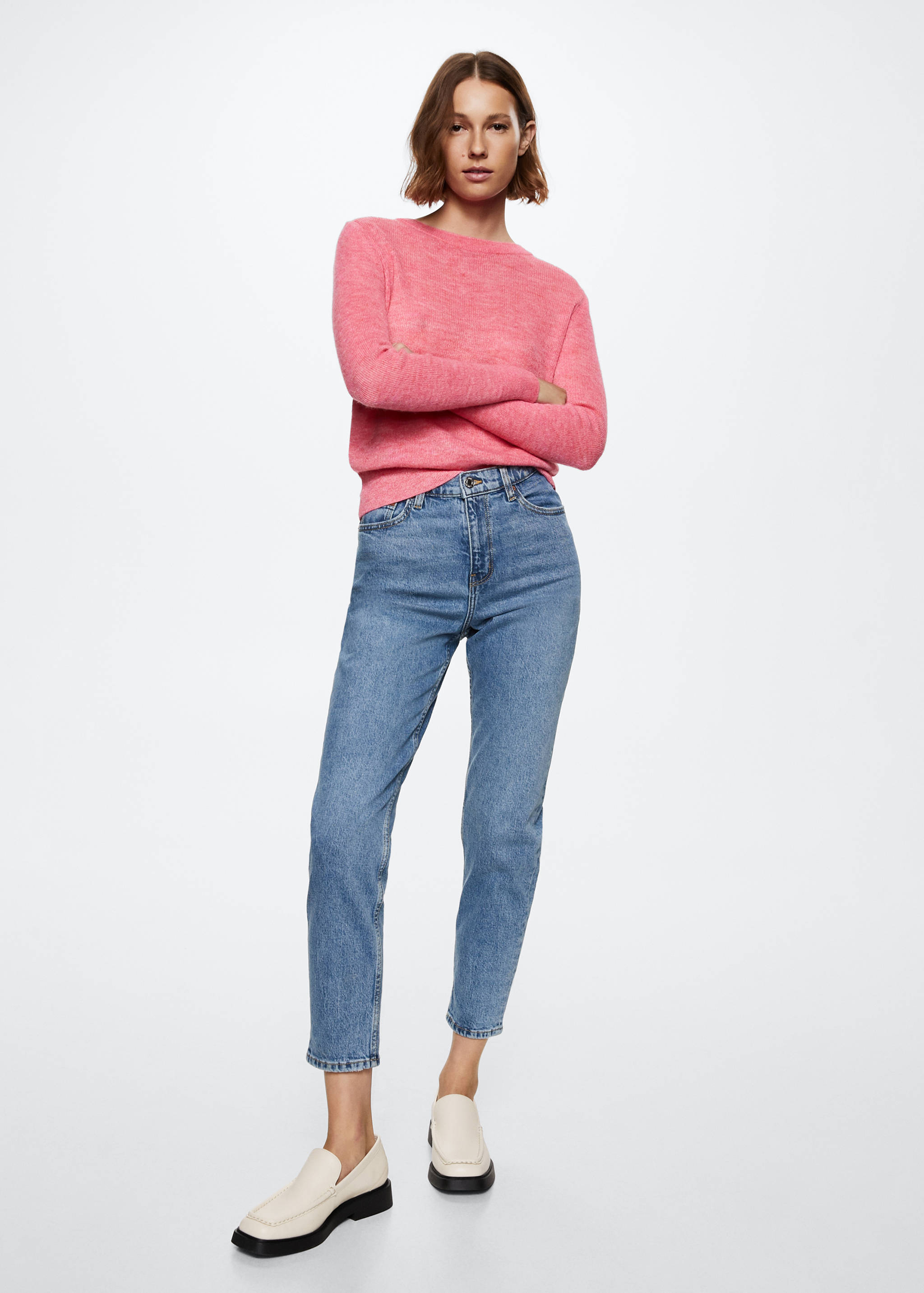 Mom comfort high-rise jeans - General plane