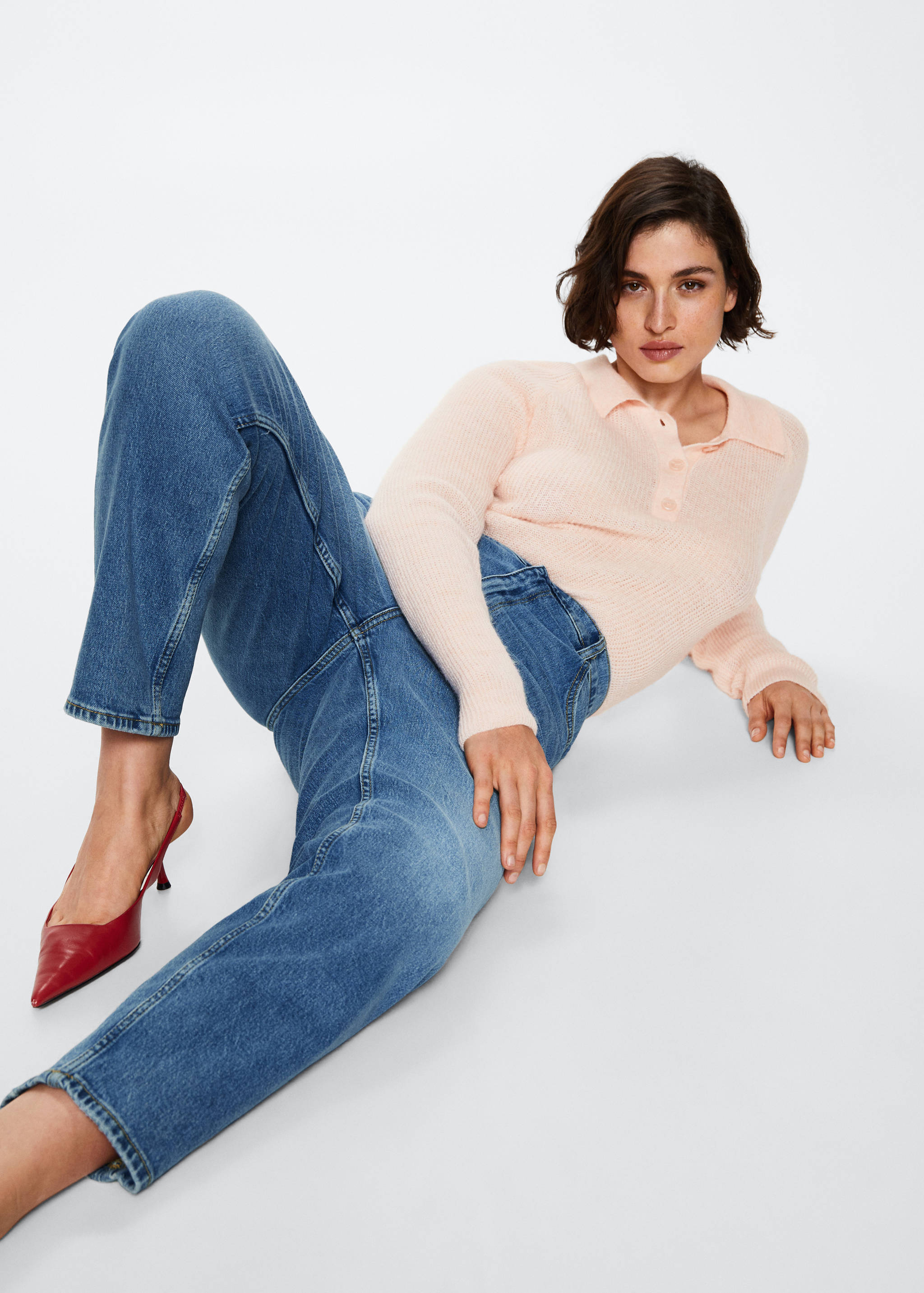 Mom comfort high-rise jeans - Details of the article 4