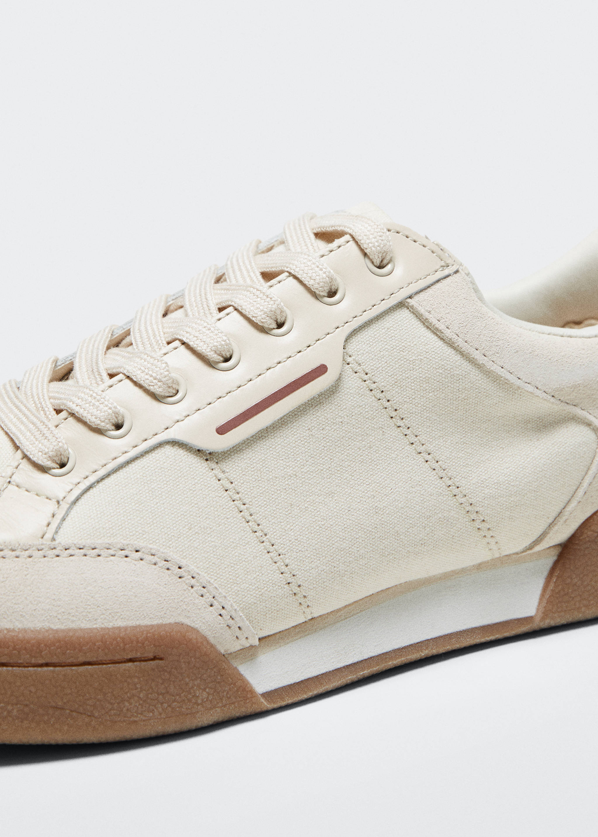 Leather retro sneakers - Details of the article 2