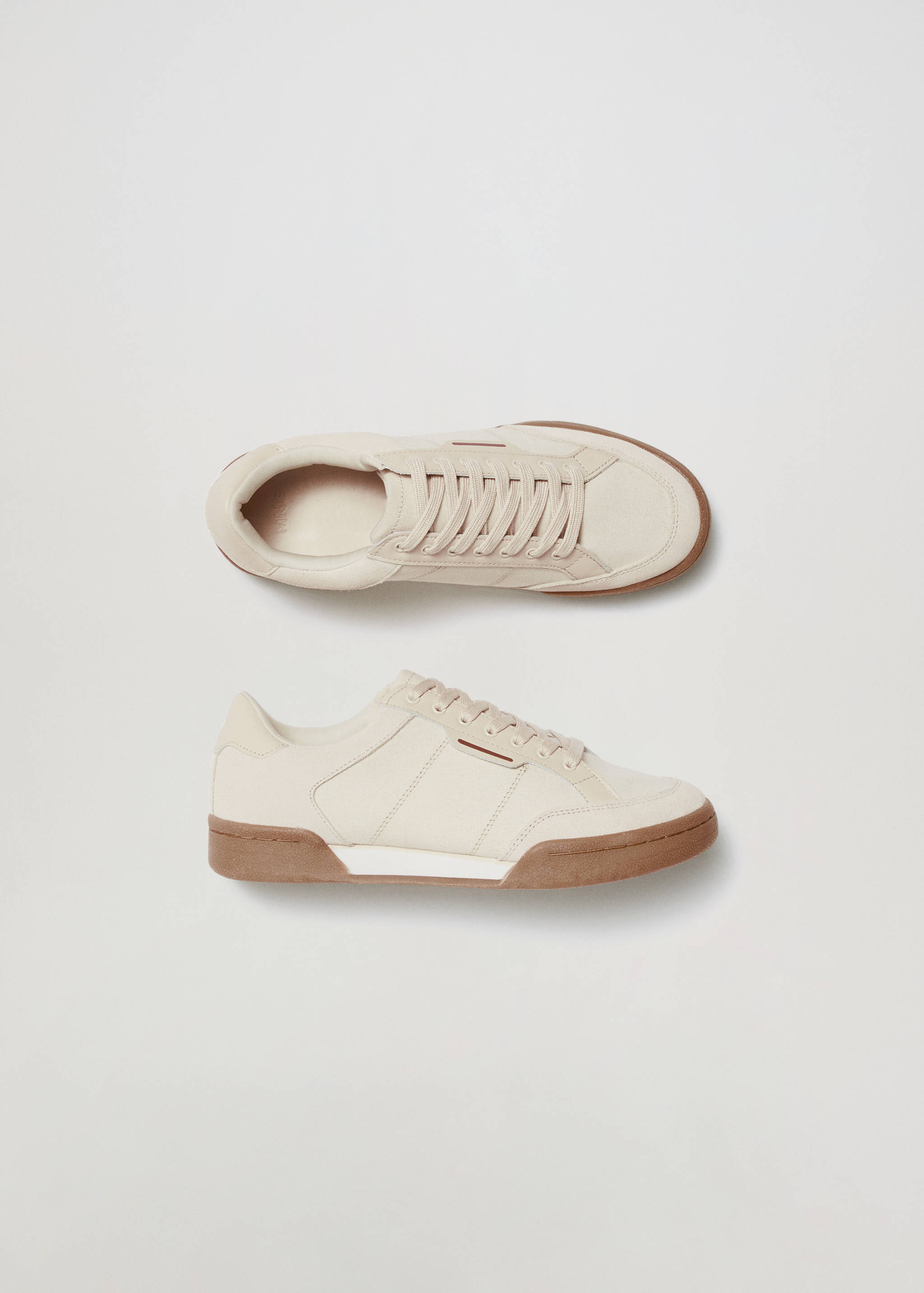 Leather retro sneakers - Details of the article 4