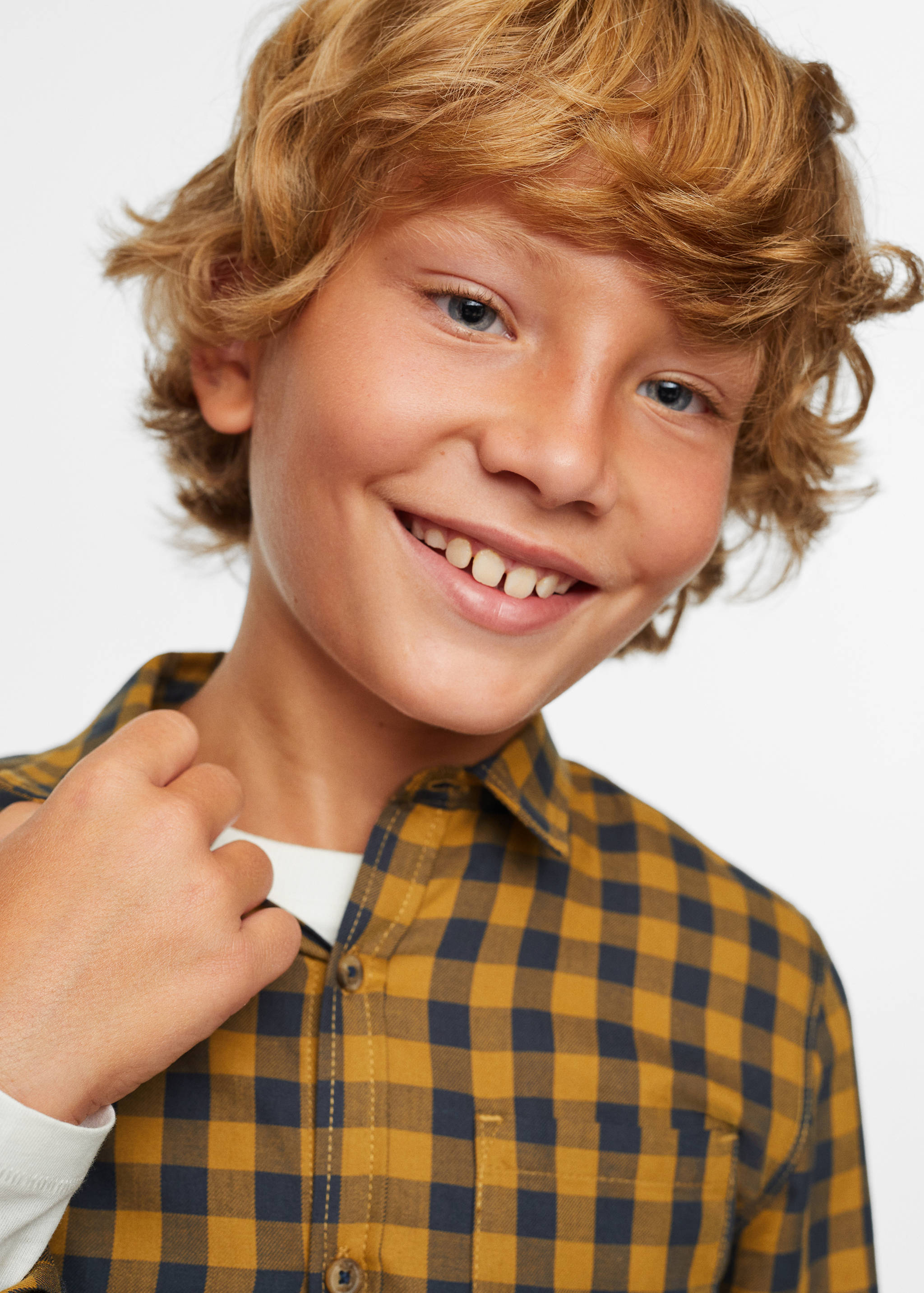 Chemise à carreaux en coton - Détail de l'article 4