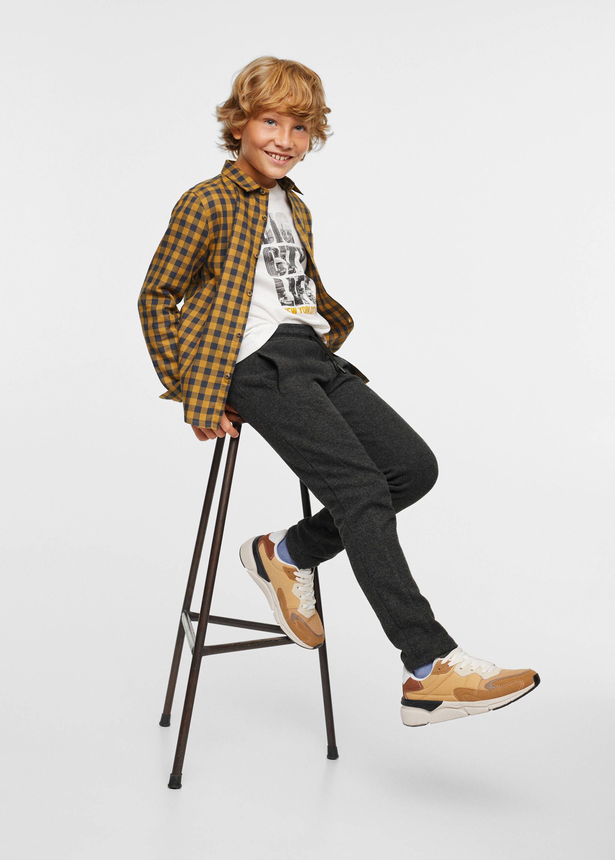 Chemise à carreaux en coton - Détail de l'article 2