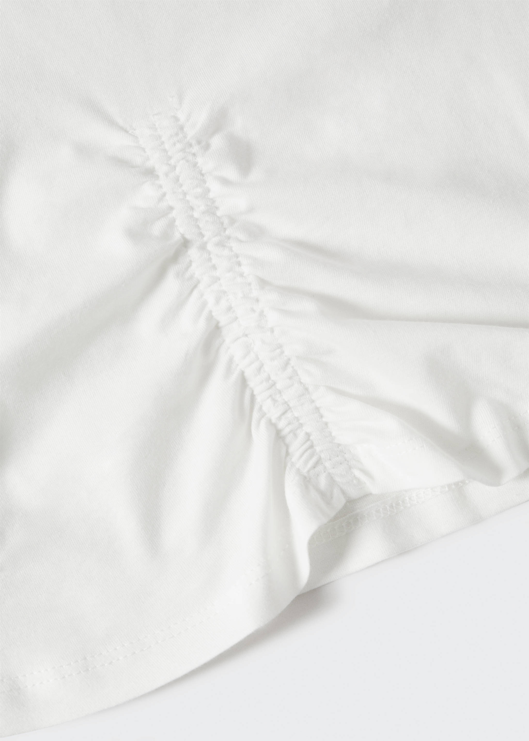 Ruched detail T-shirt - Details of the article 8