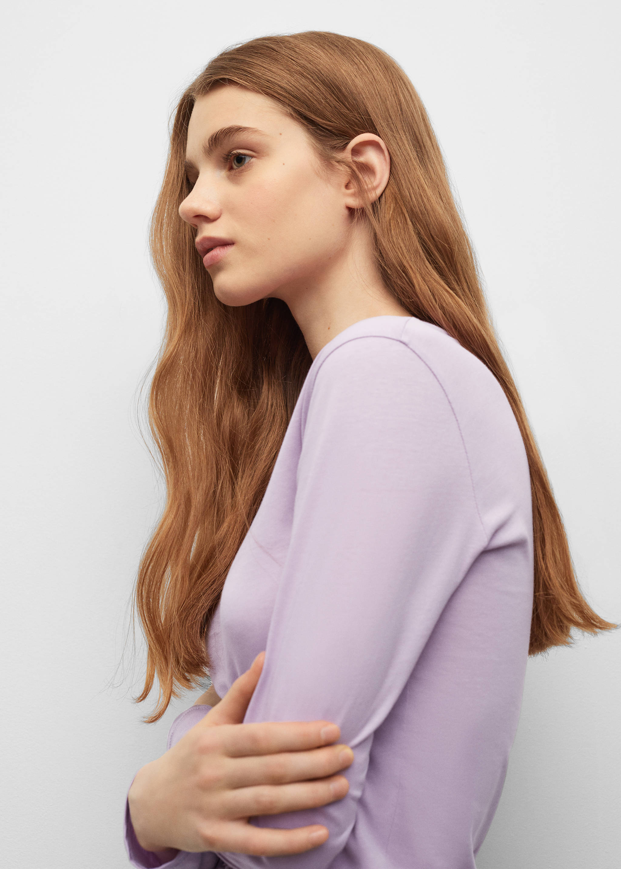 Ruched detail T-shirt - Details of the article 2