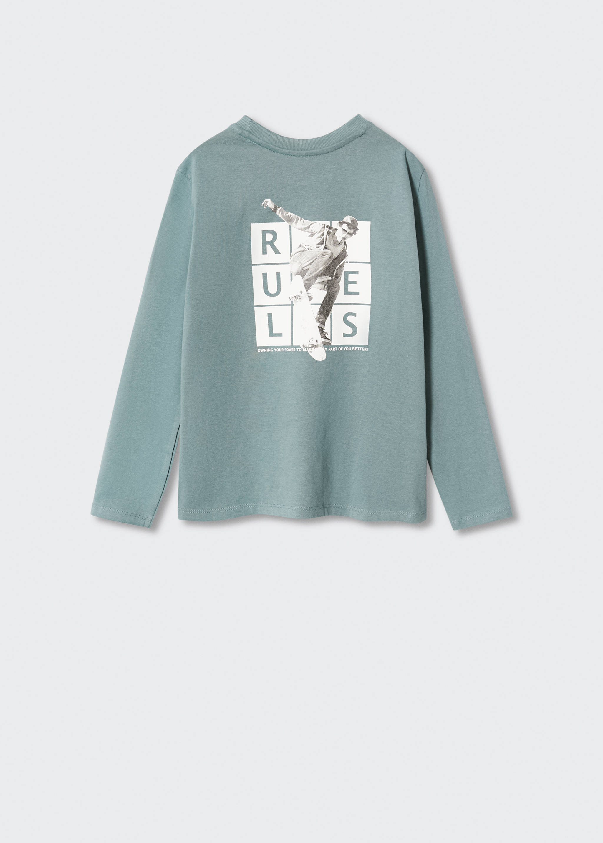 Printed long sleeve t-shirt - Reverse of the article