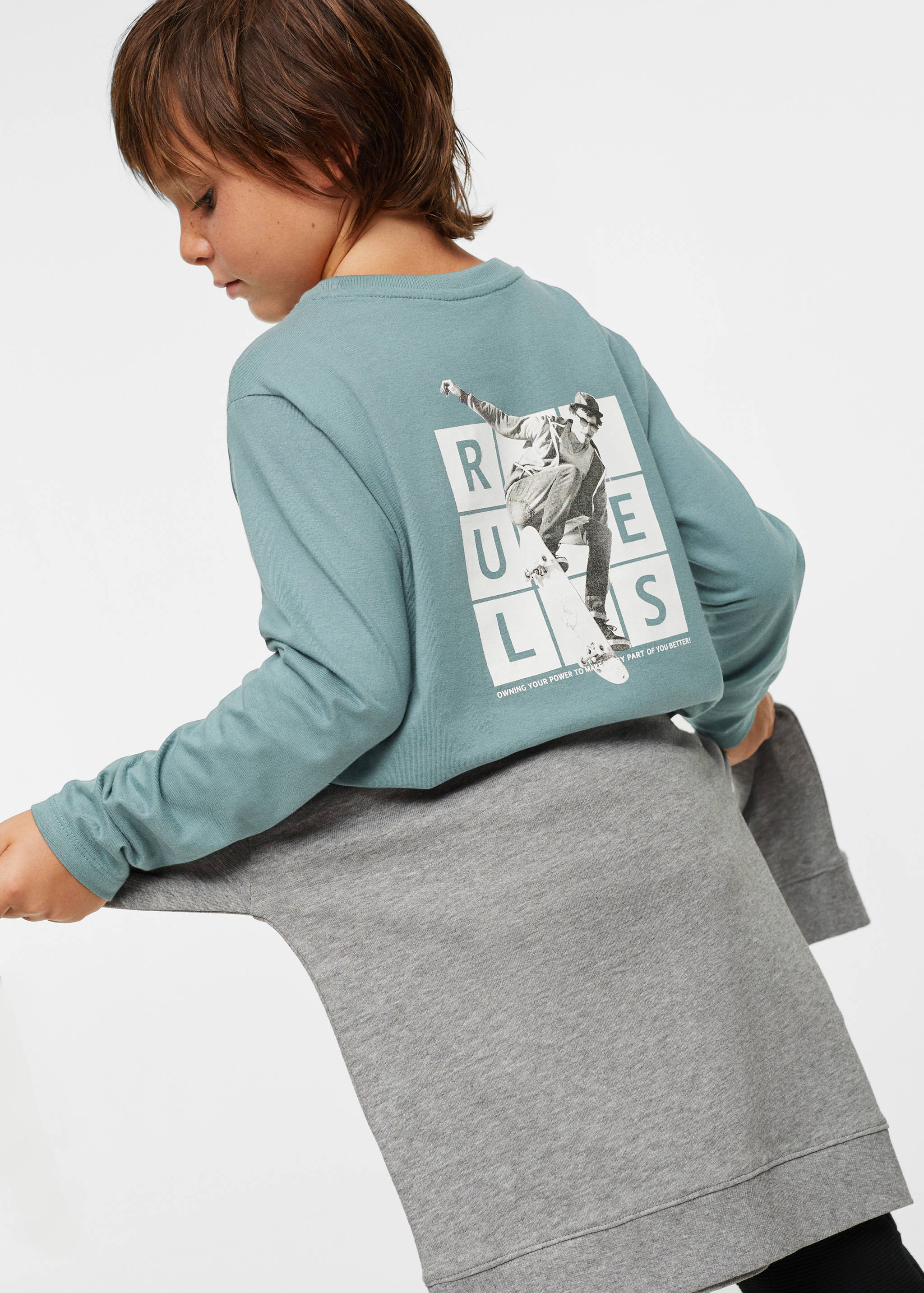 Printed long sleeve t-shirt - Details of the article 2