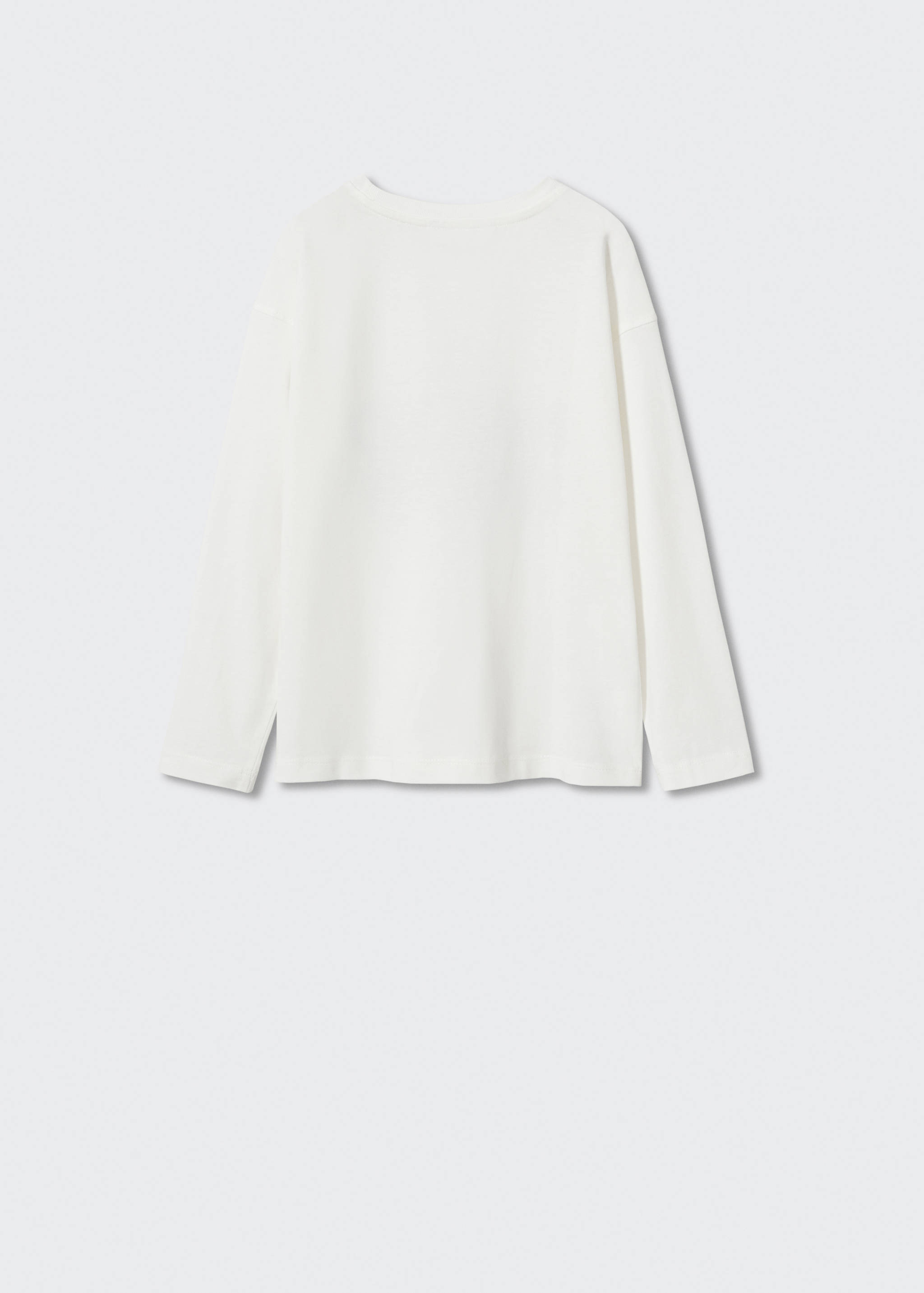 Printed long sleeve t-shirt - Reverse of the article