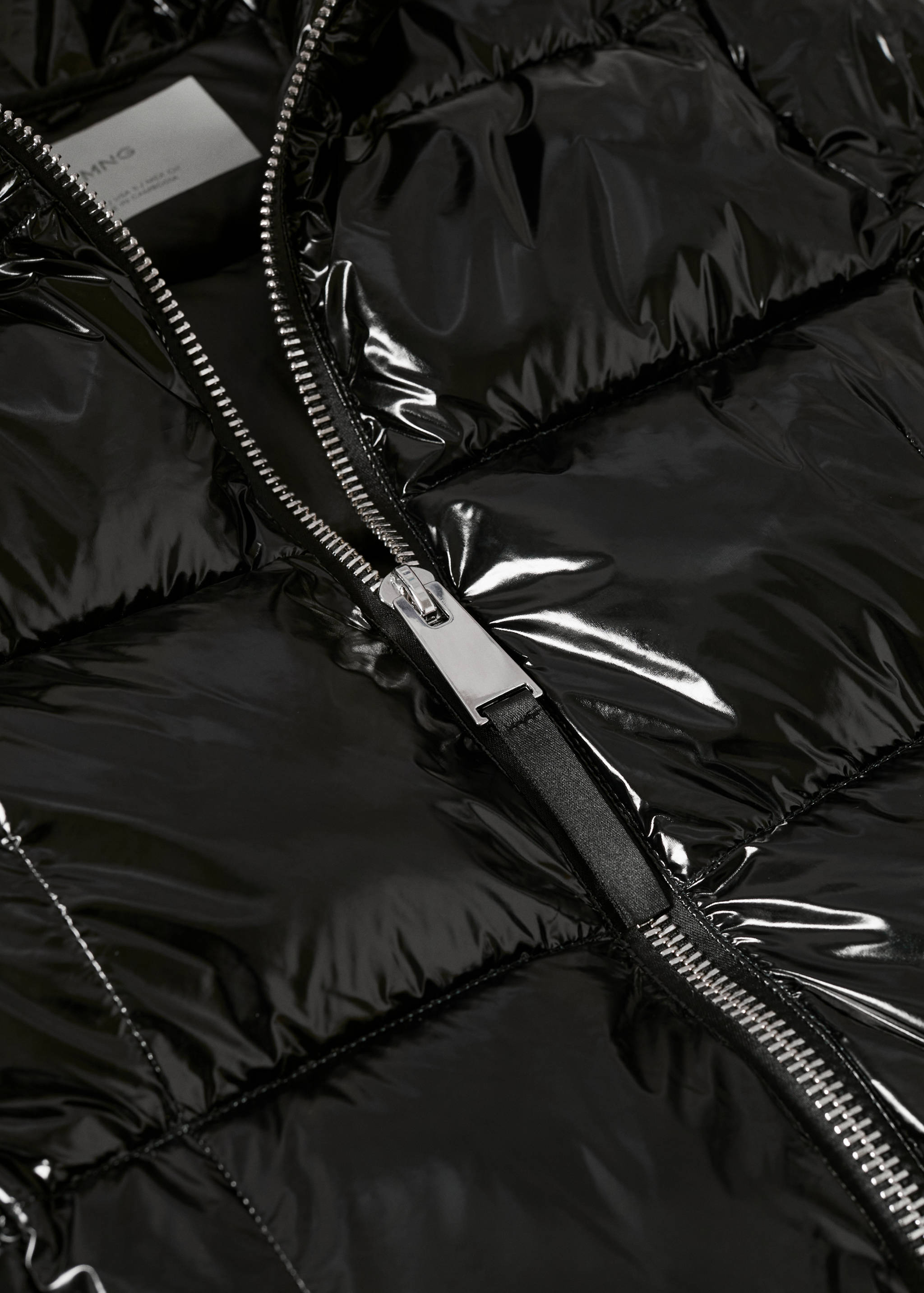 Quilted long coat - Details of the article 8