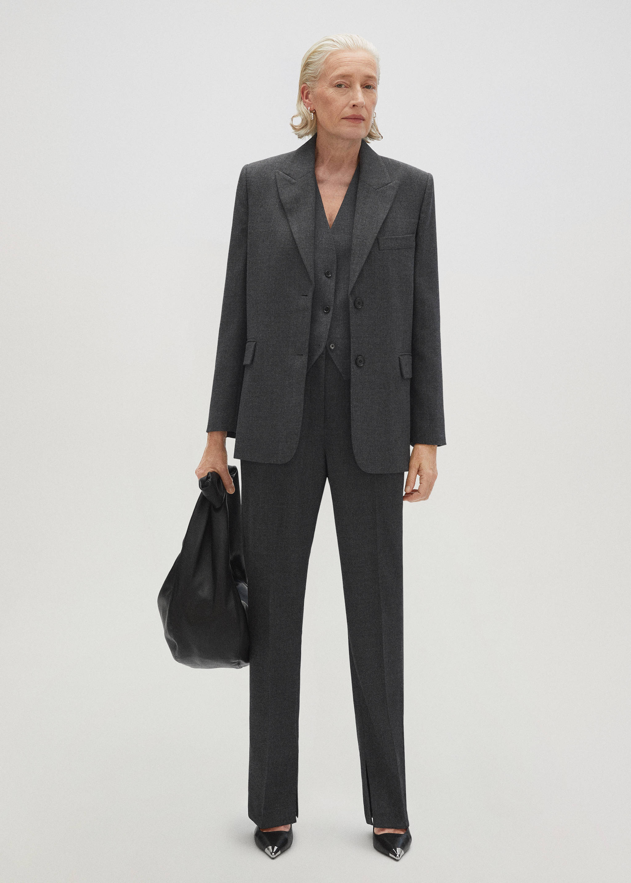 Veste costume laine structurée - Détail de l'article 7