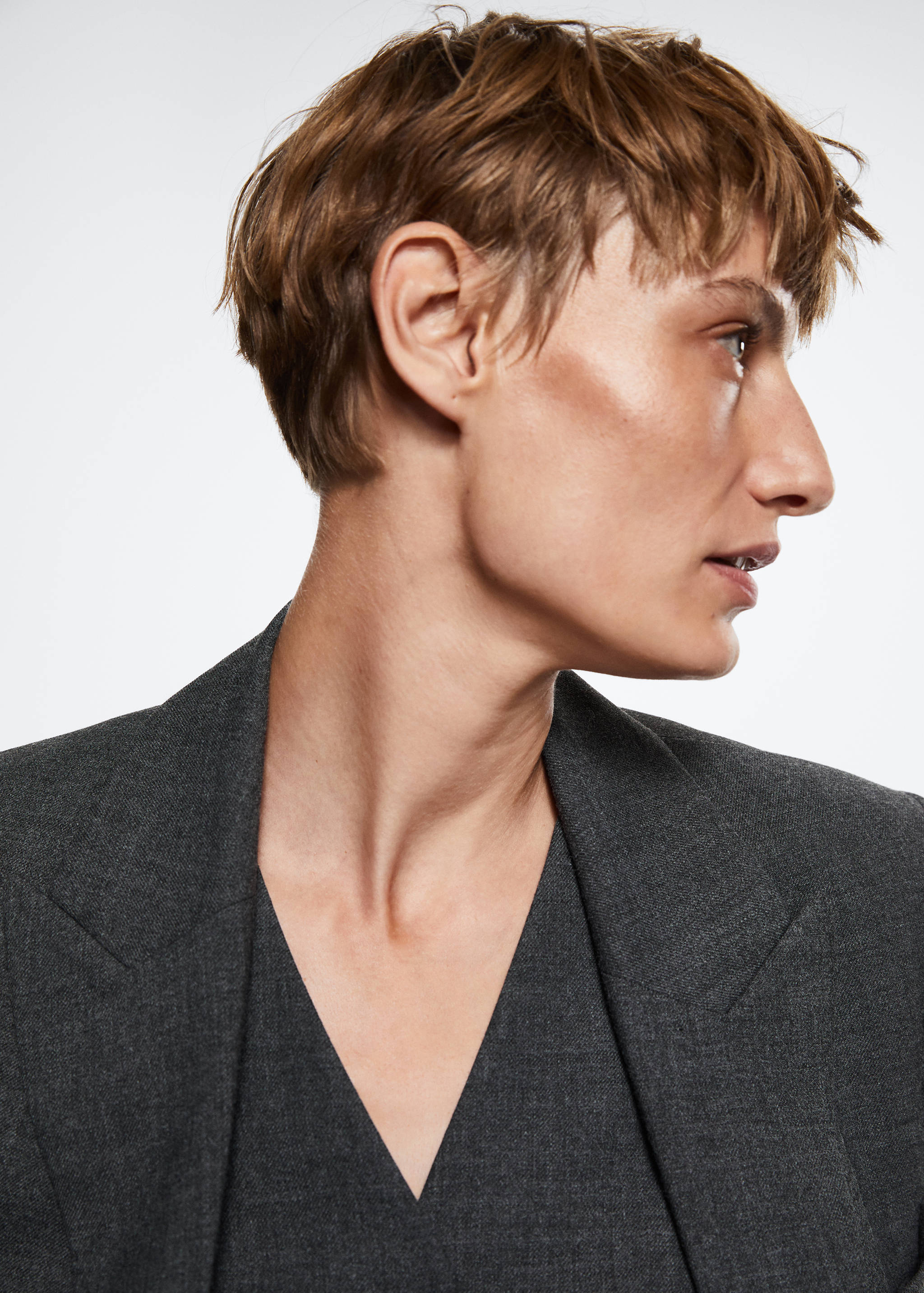 Veste costume laine structurée - Détail de l'article 3