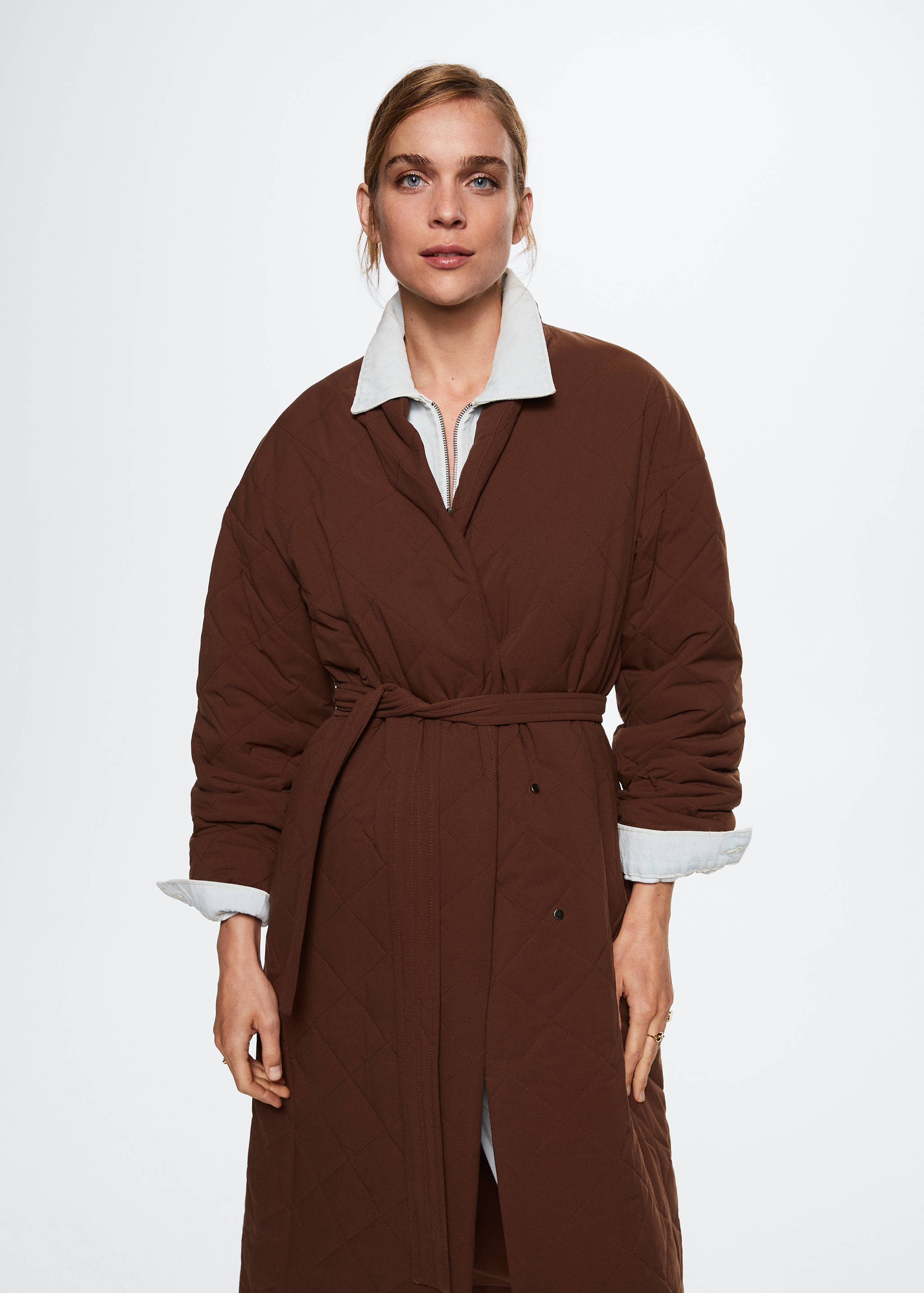 Oversize quilted coat - Medium plane