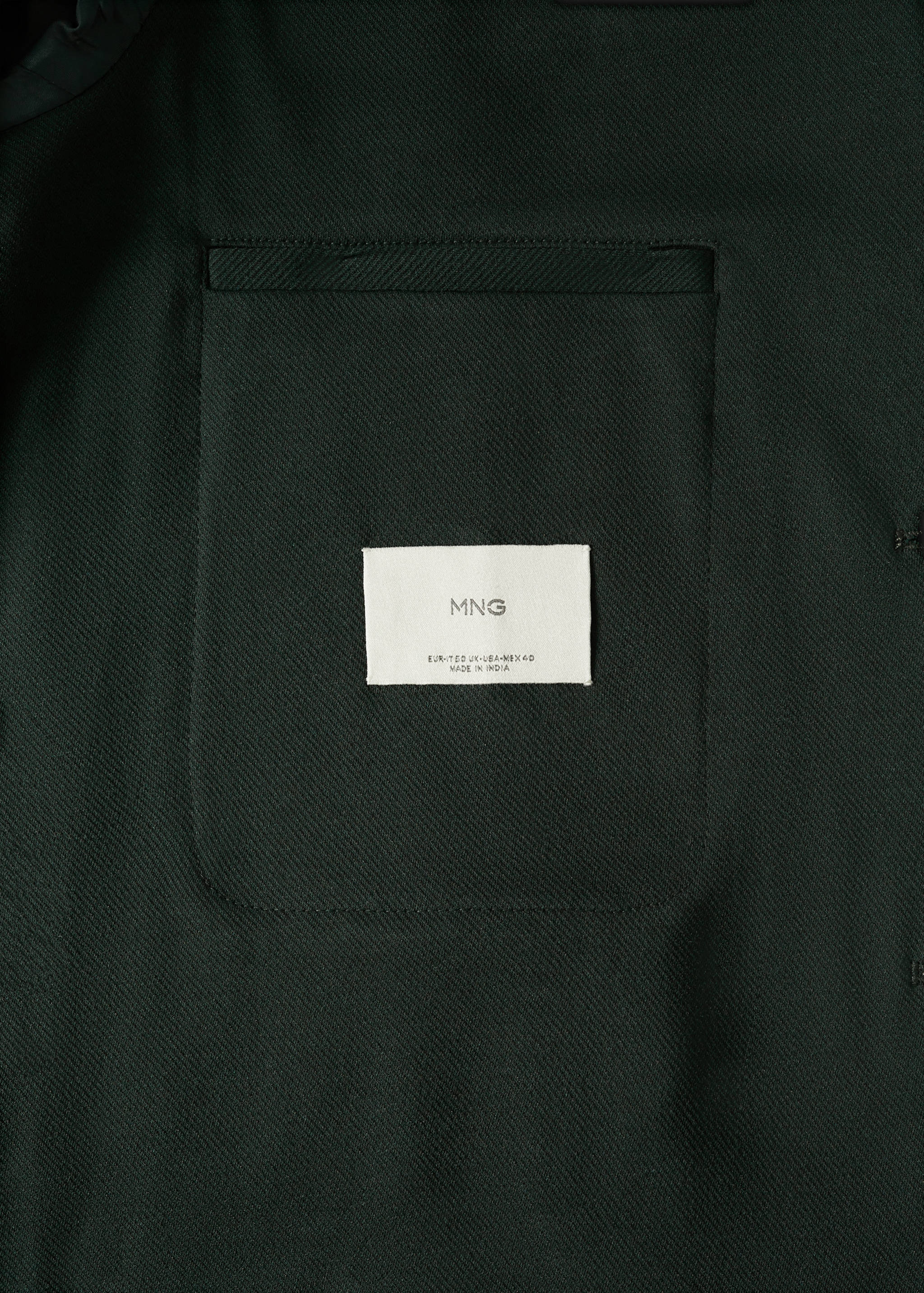 Structured cotton blazer - Details of the article 8