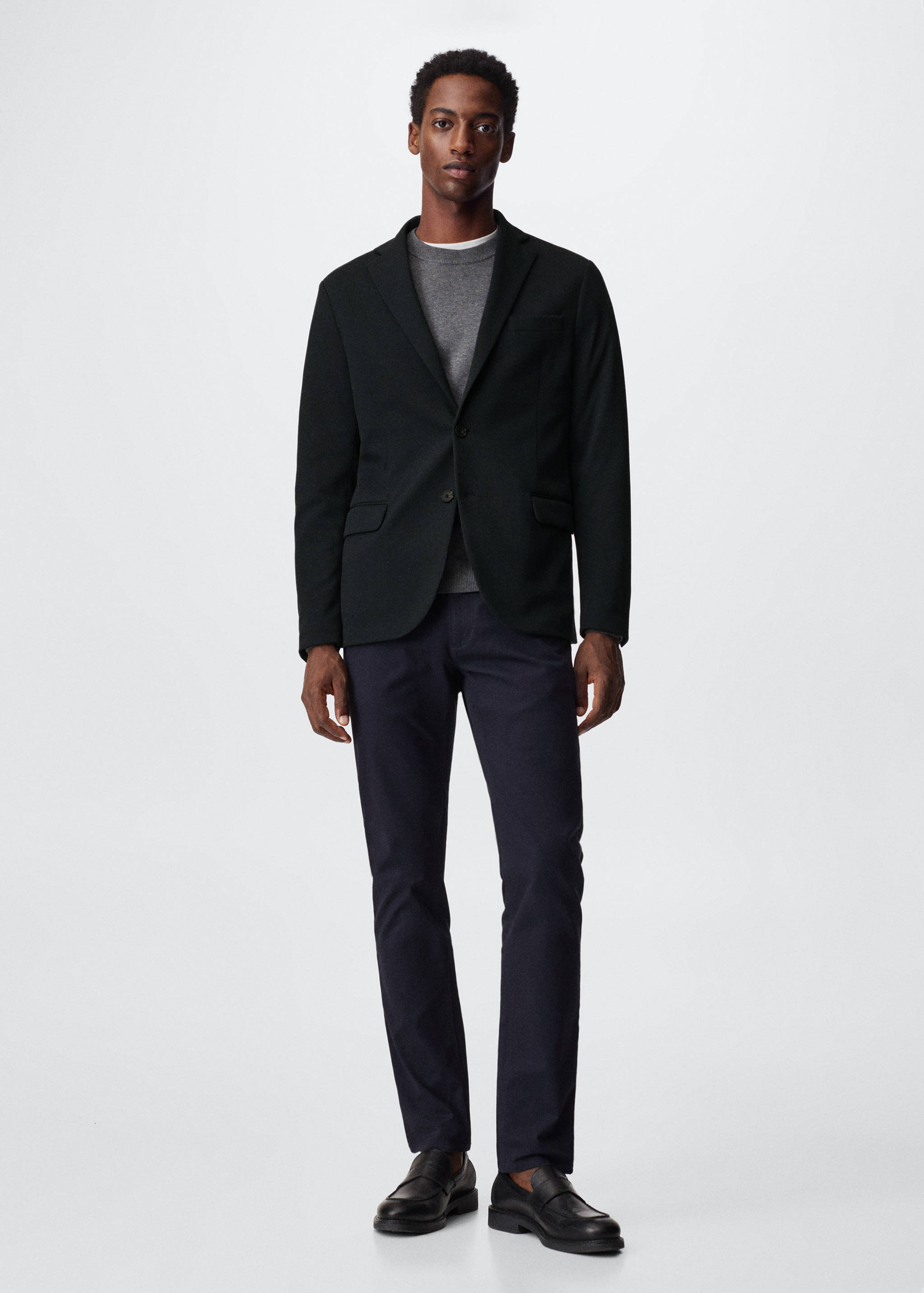 Blazer cotó estructurat - Pla general