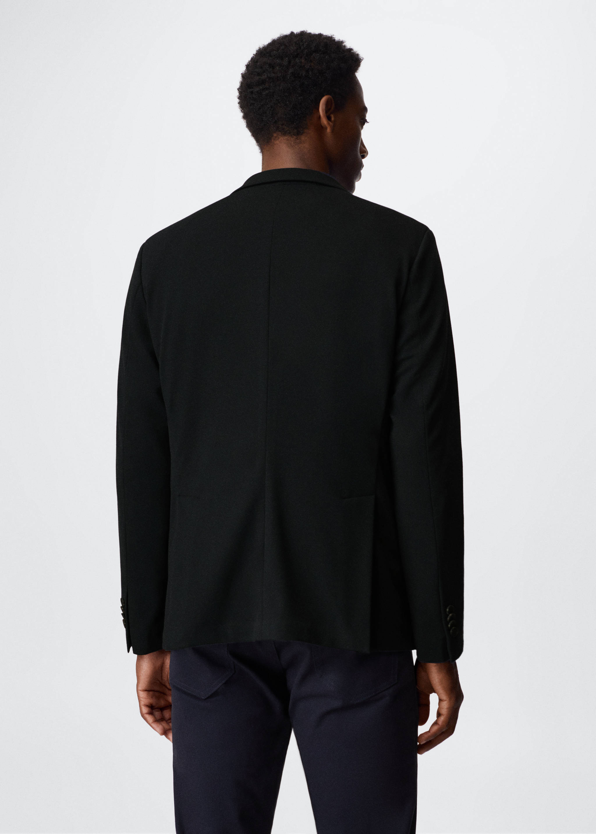 Blazer cotó estructurat - Revers de l'article