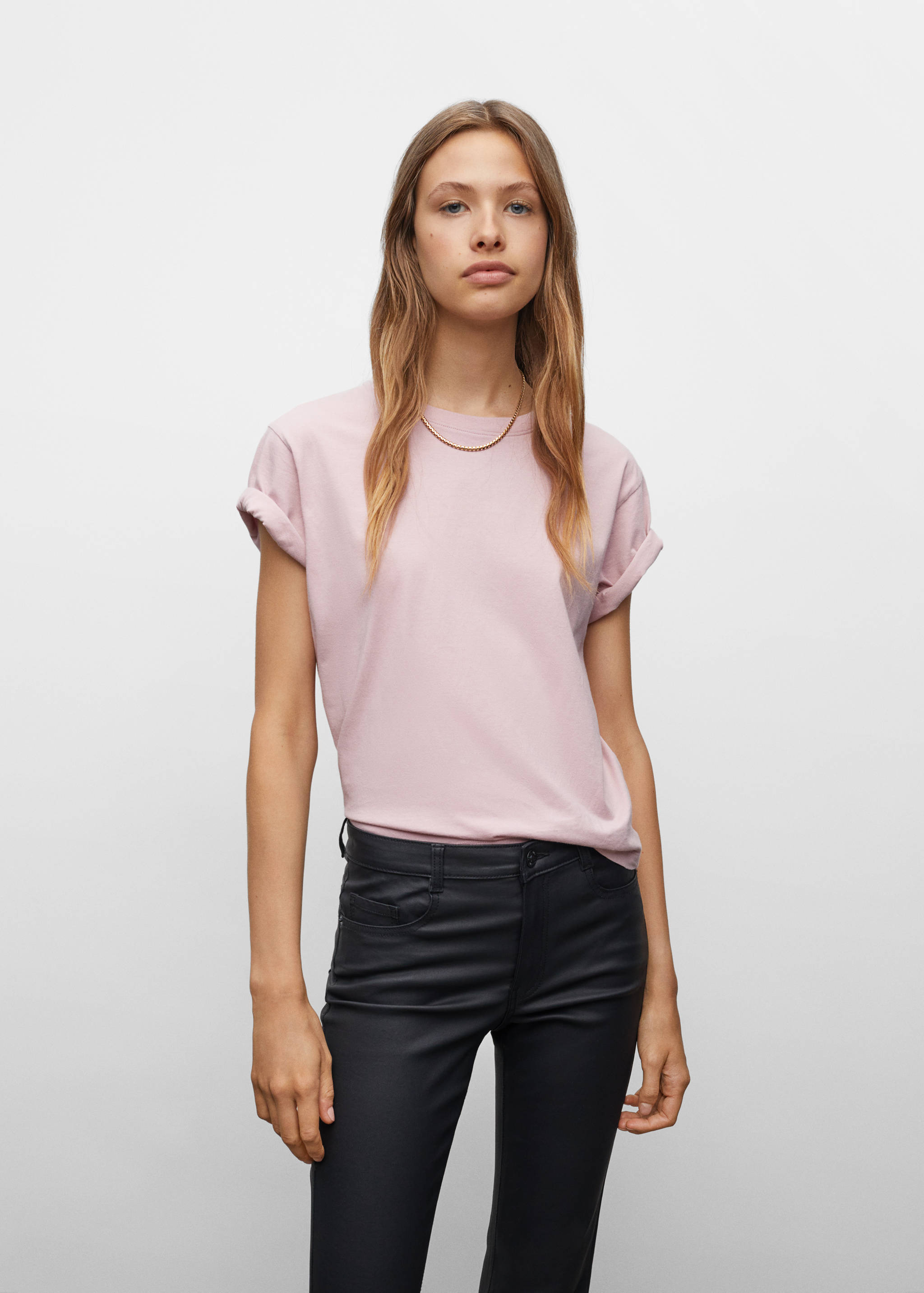 Coated skinny-fit trousers - Details of the article 3