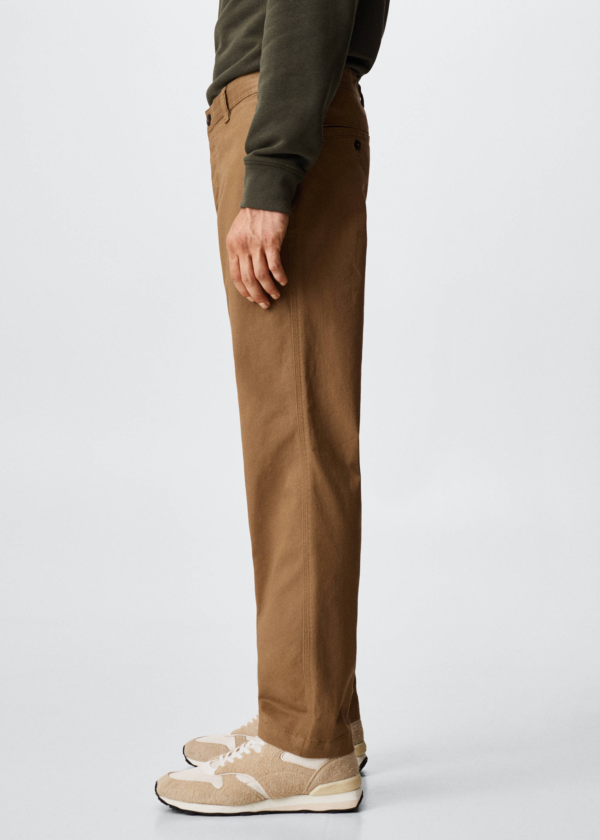 Straight Fit-Chinohose aus Baumwolle - Detail des Artikels 2