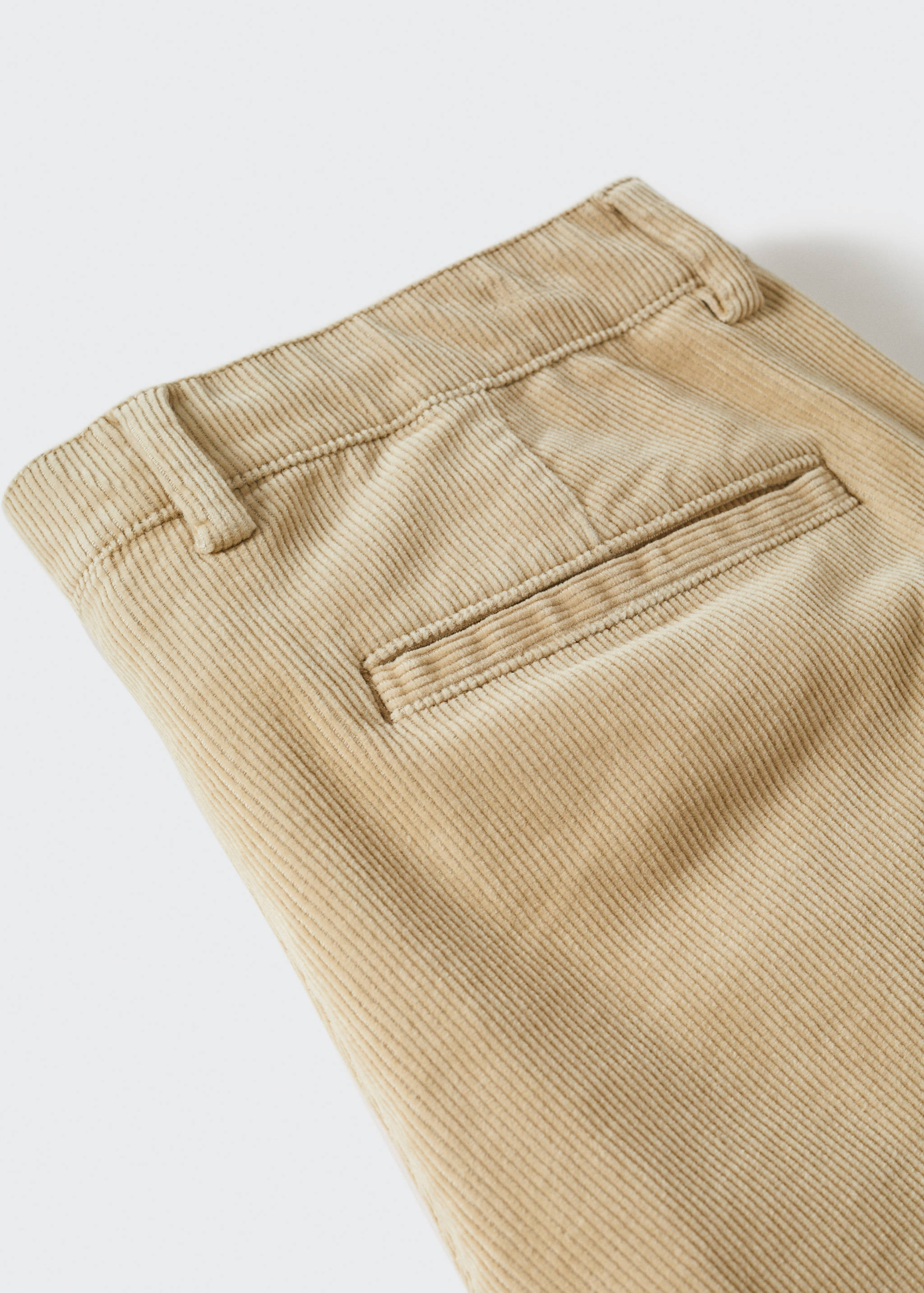 Tapered cropped corduroy trousers - Details of the article 8