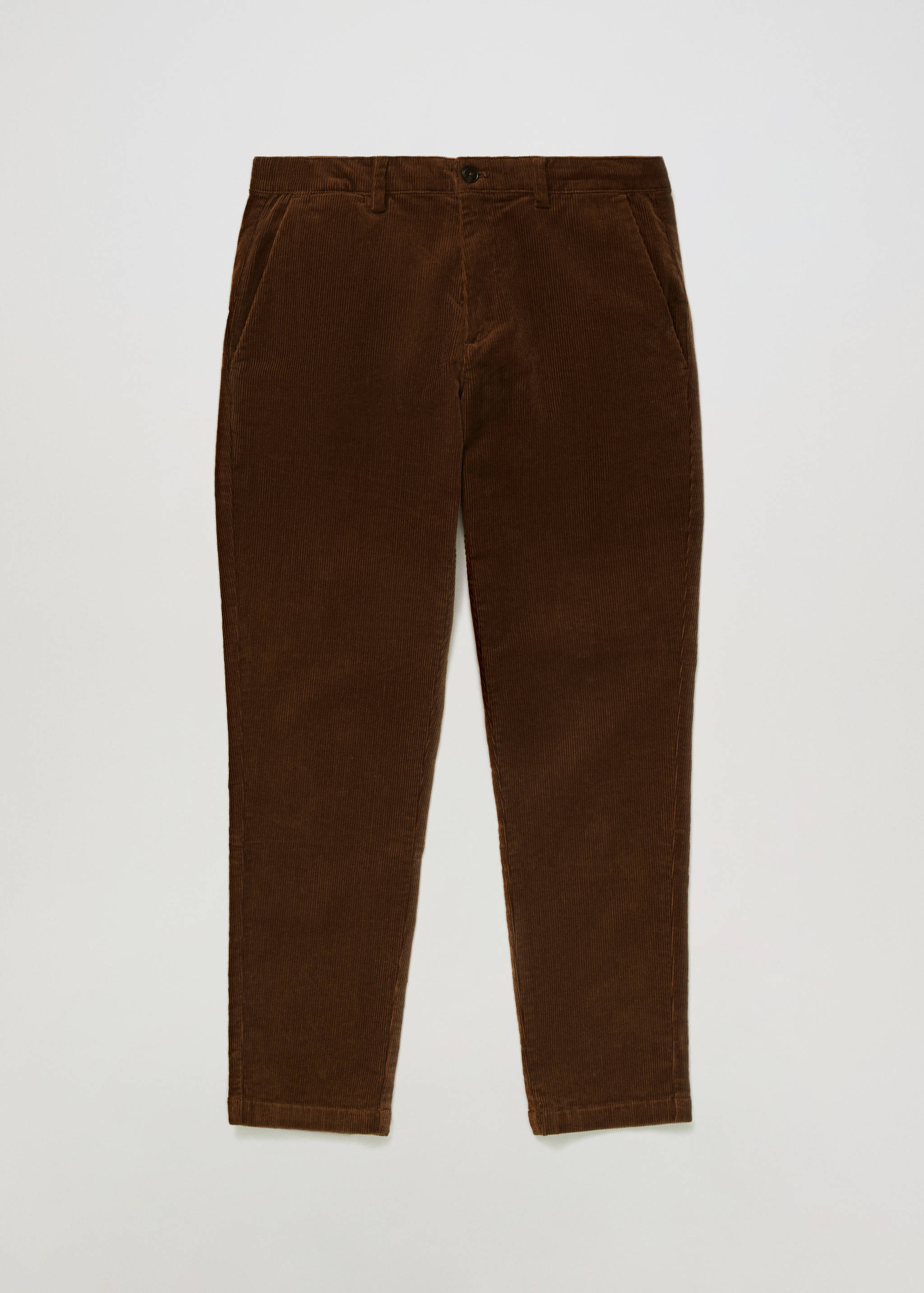 Tapered cropped corduroy trousers - Details of the article 4