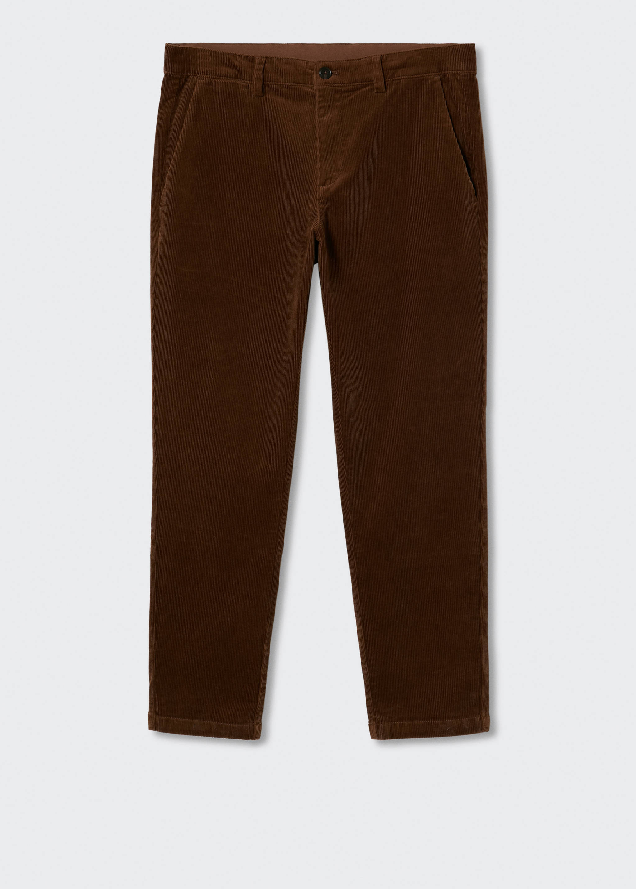 Tapered cropped corduroy trousers - Article without model