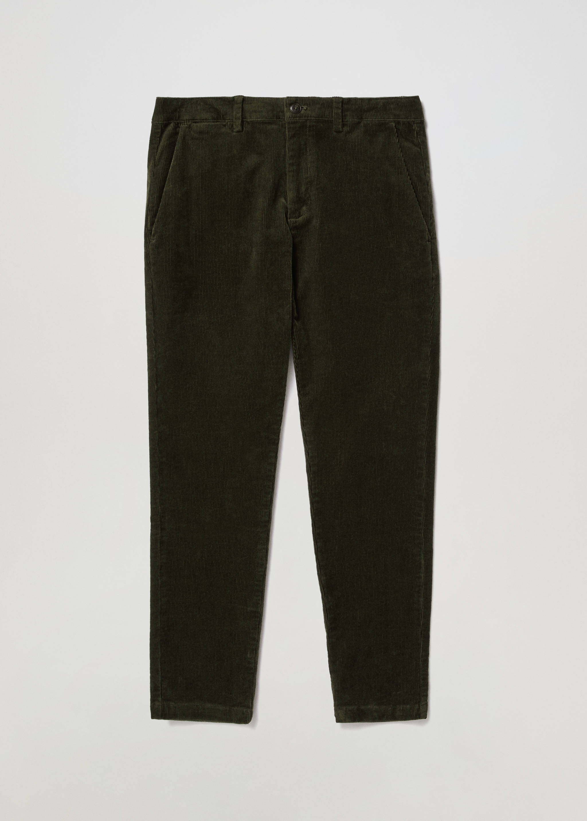 Tapered cropped corduroy trousers - Details of the article 4