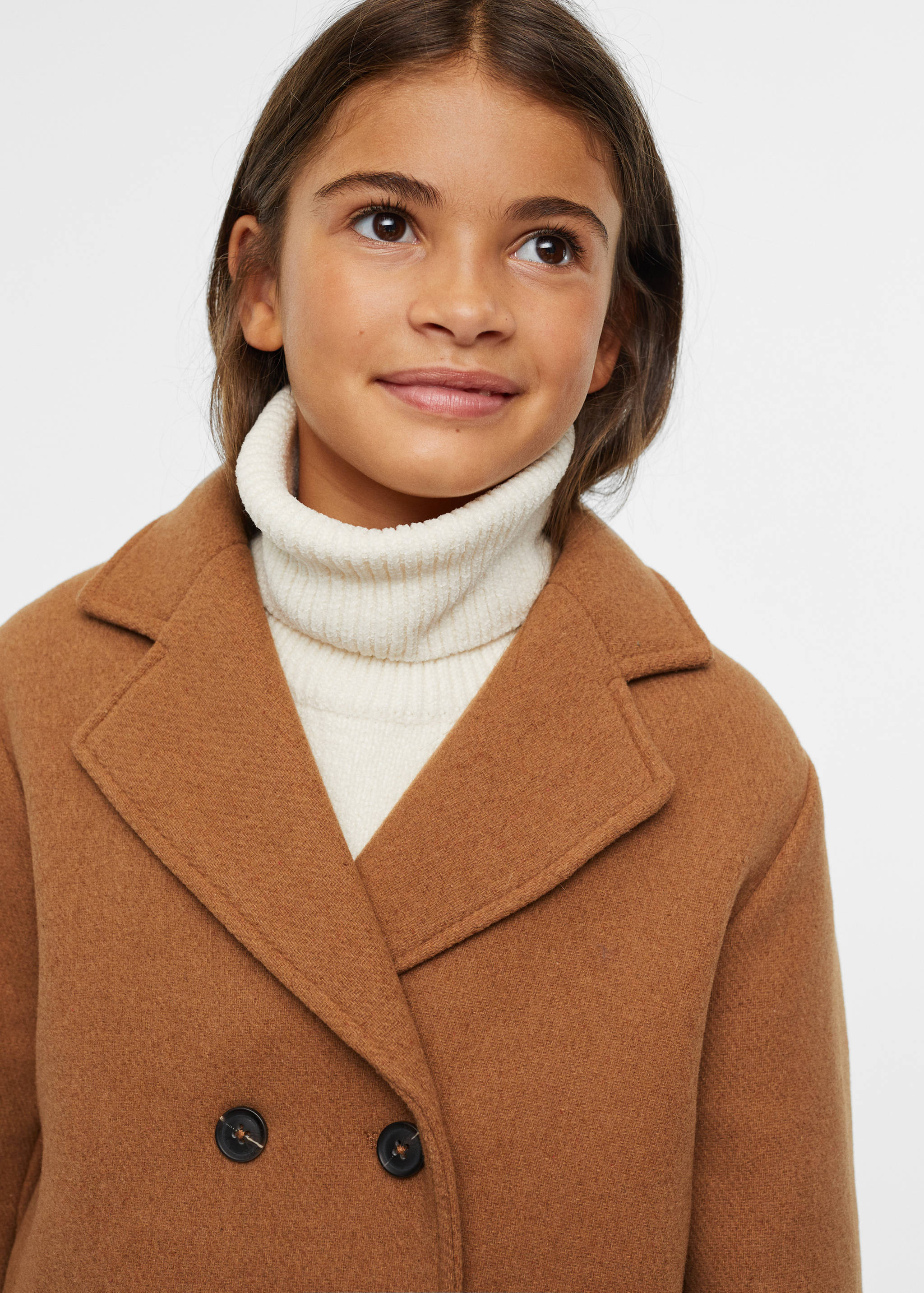 Lapelled straight-cut coat - Details of the article 4