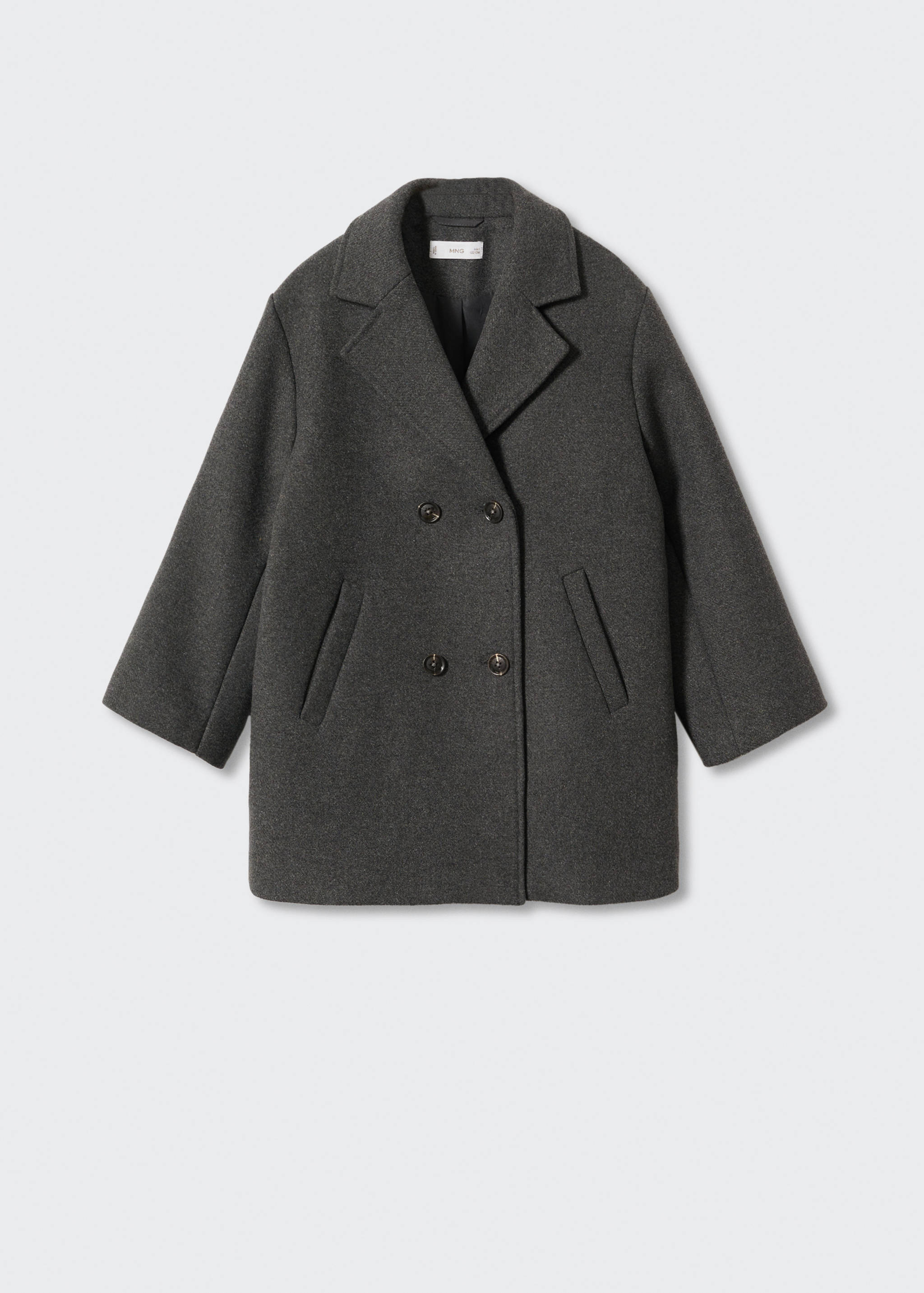 Lapelled straight-cut coat - Article without model
