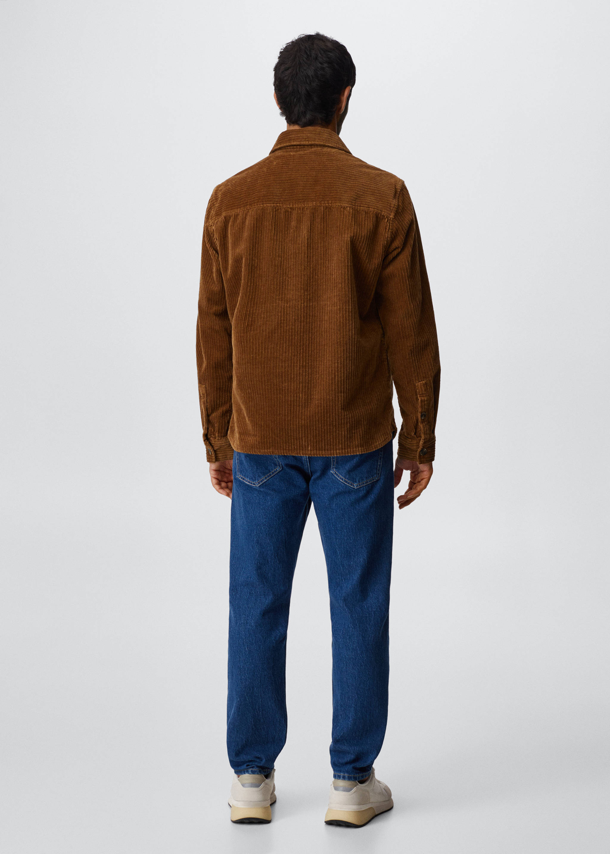 Surchemise velours côtelé poches - Verso de l’article