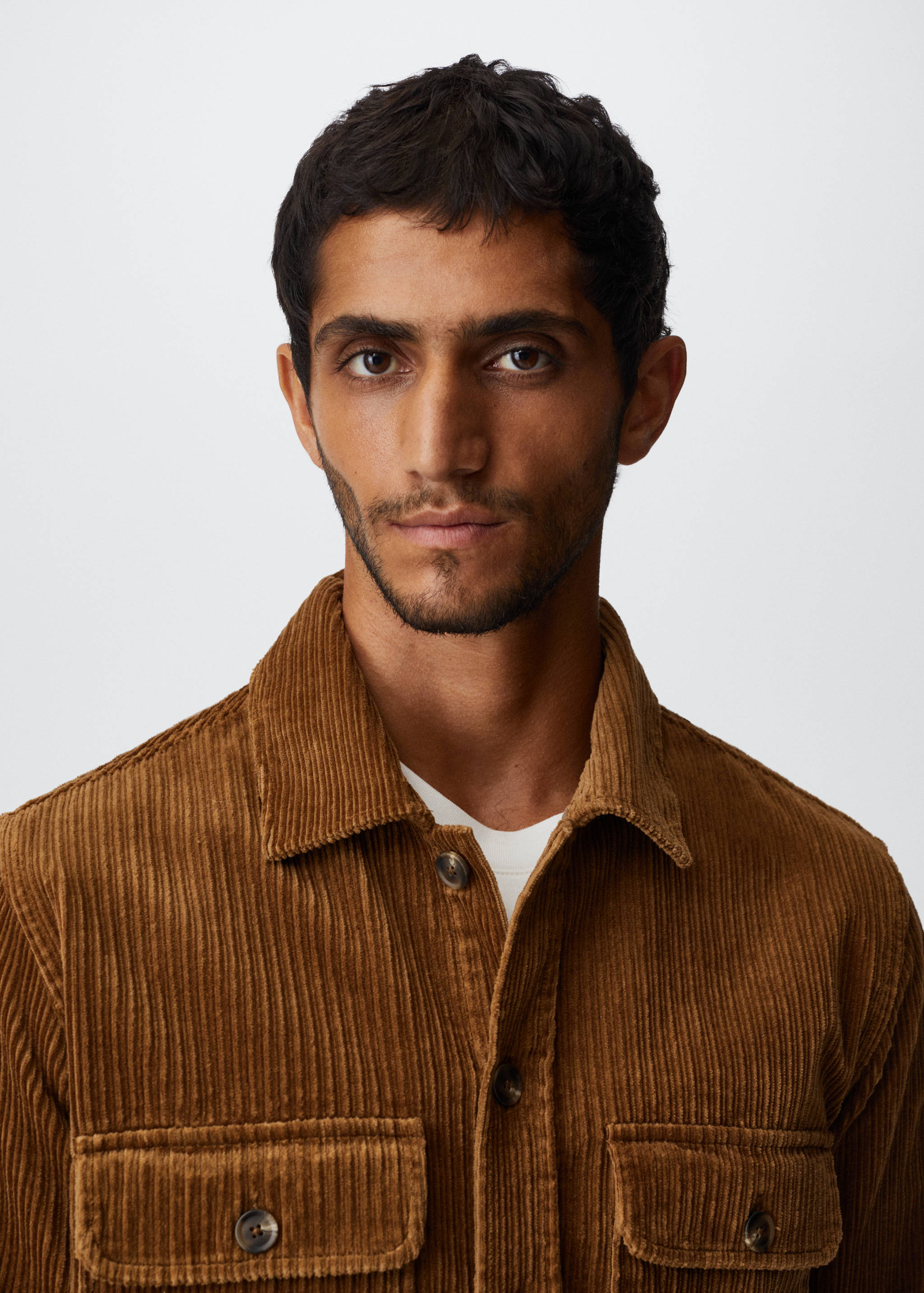 Surchemise velours côtelé poches - Détail de l'article 4