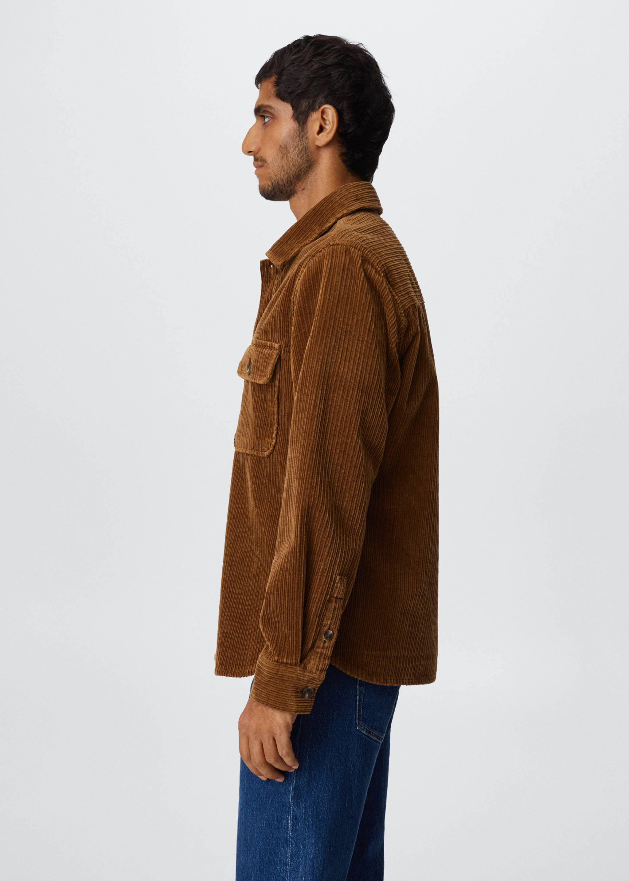 Surchemise velours côtelé poches - Détail de l'article 6