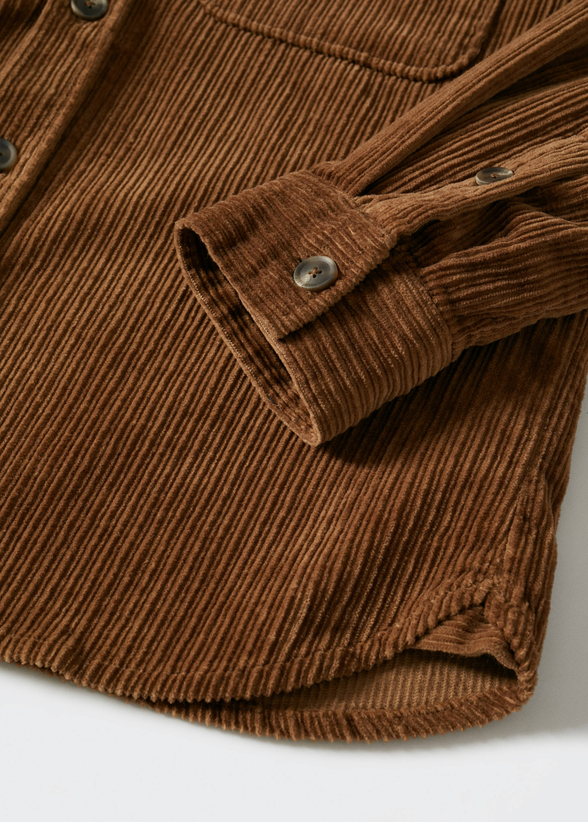 Surchemise velours côtelé poches - Détail de l'article 8