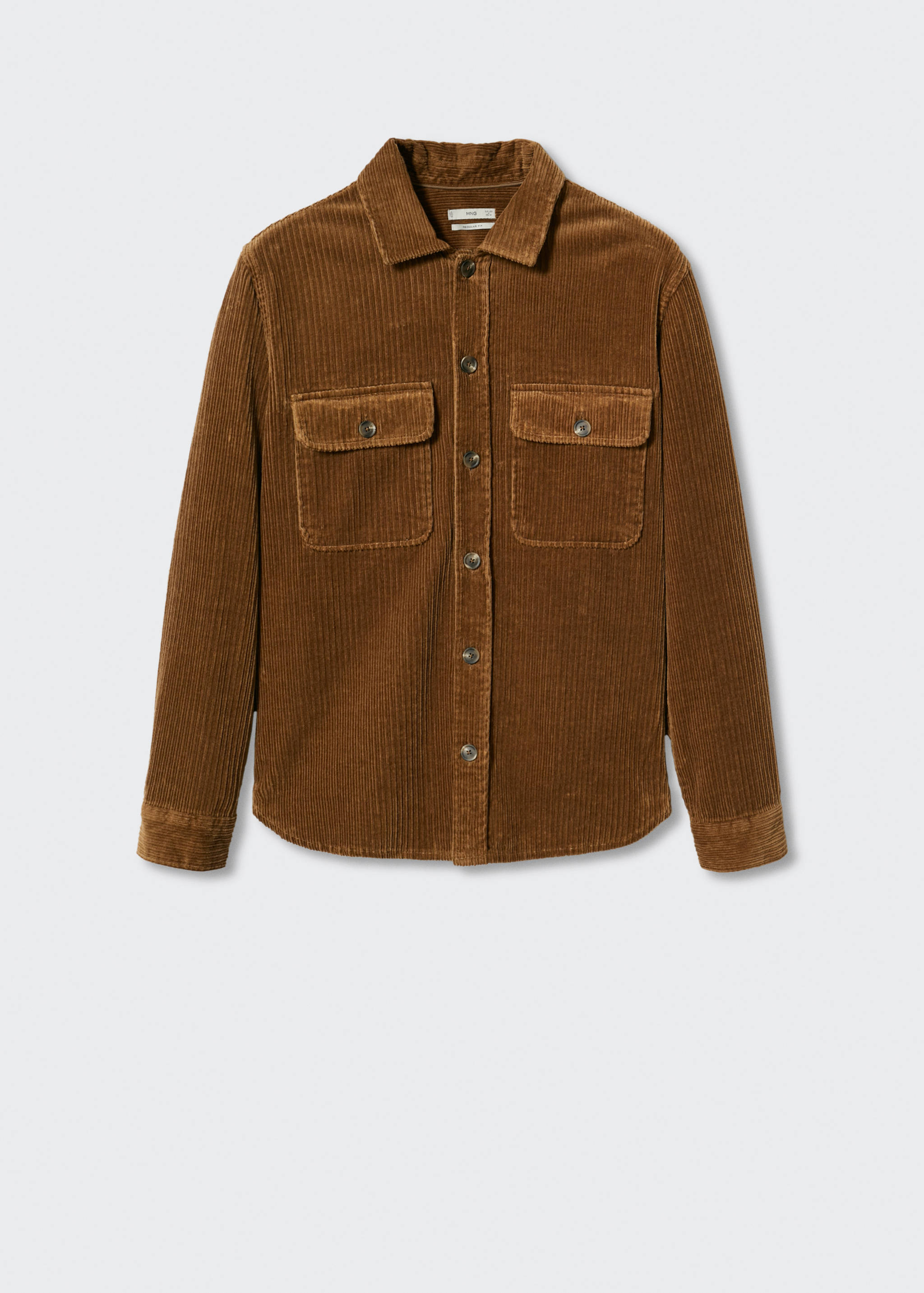 Surchemise velours côtelé poches - Article sans modèle