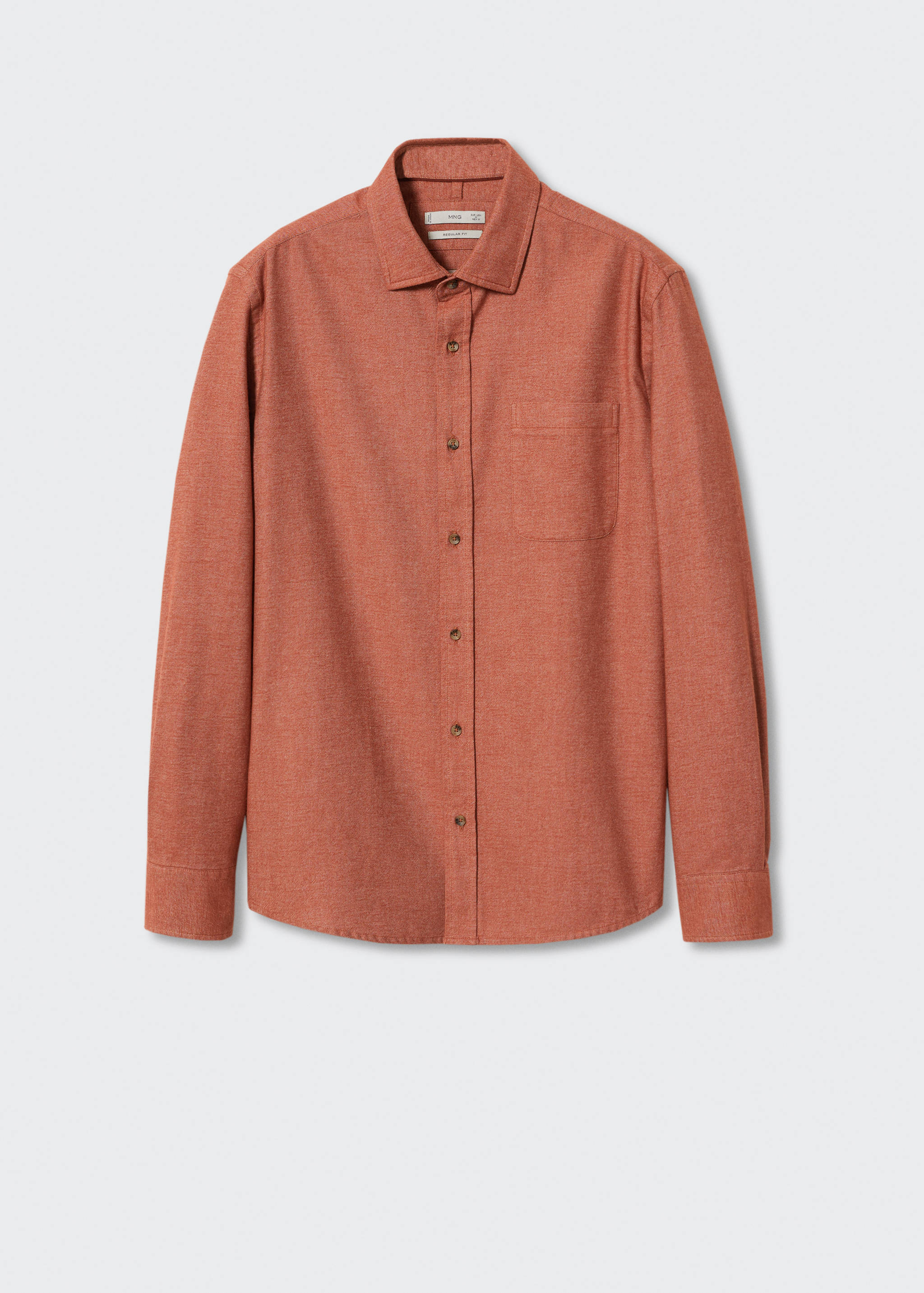 Chest-pocket cotton shirt - Article without model