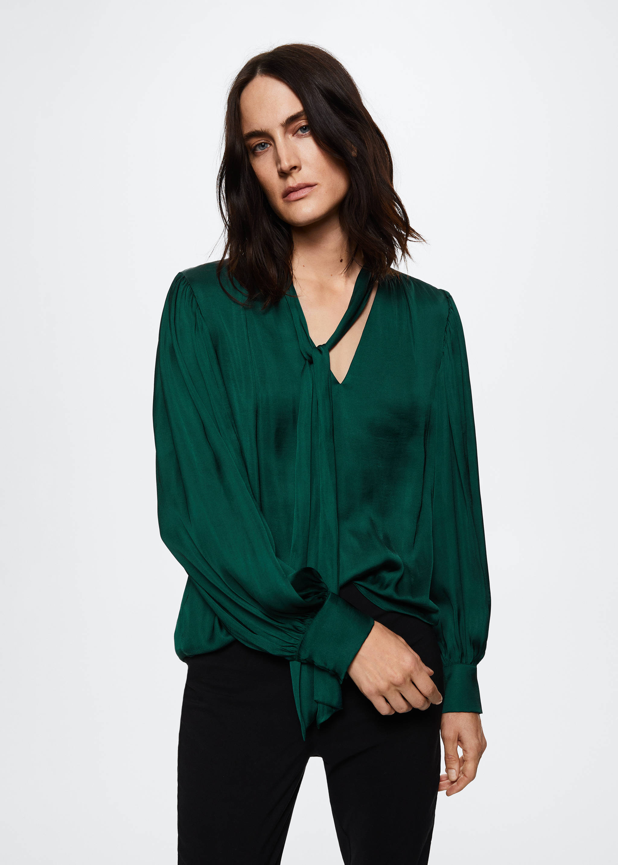 Lace flowy blouse - Medium plane