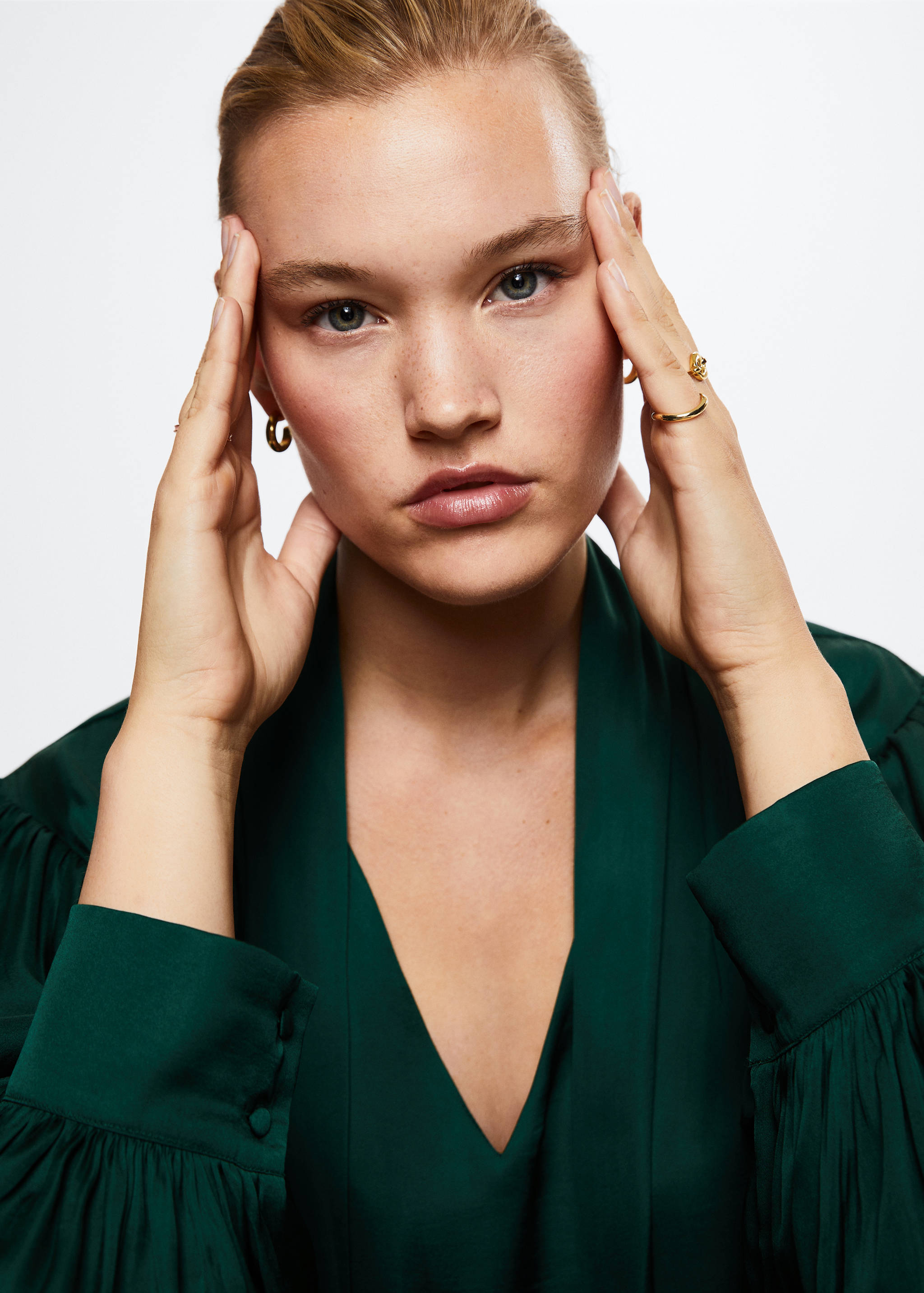 Lace flowy blouse - Details of the article 4