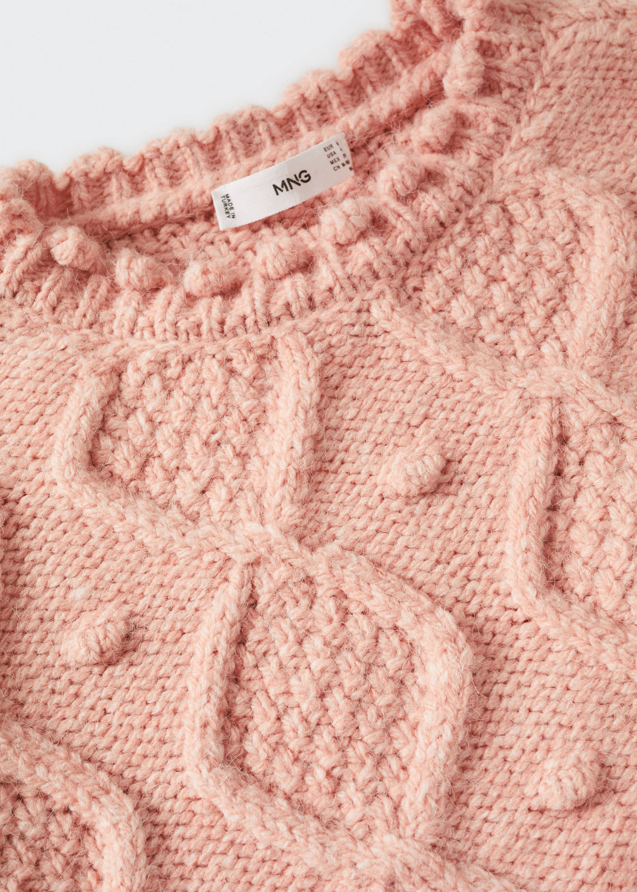 Pull-over maille détail torsade - Détail de l'article 8