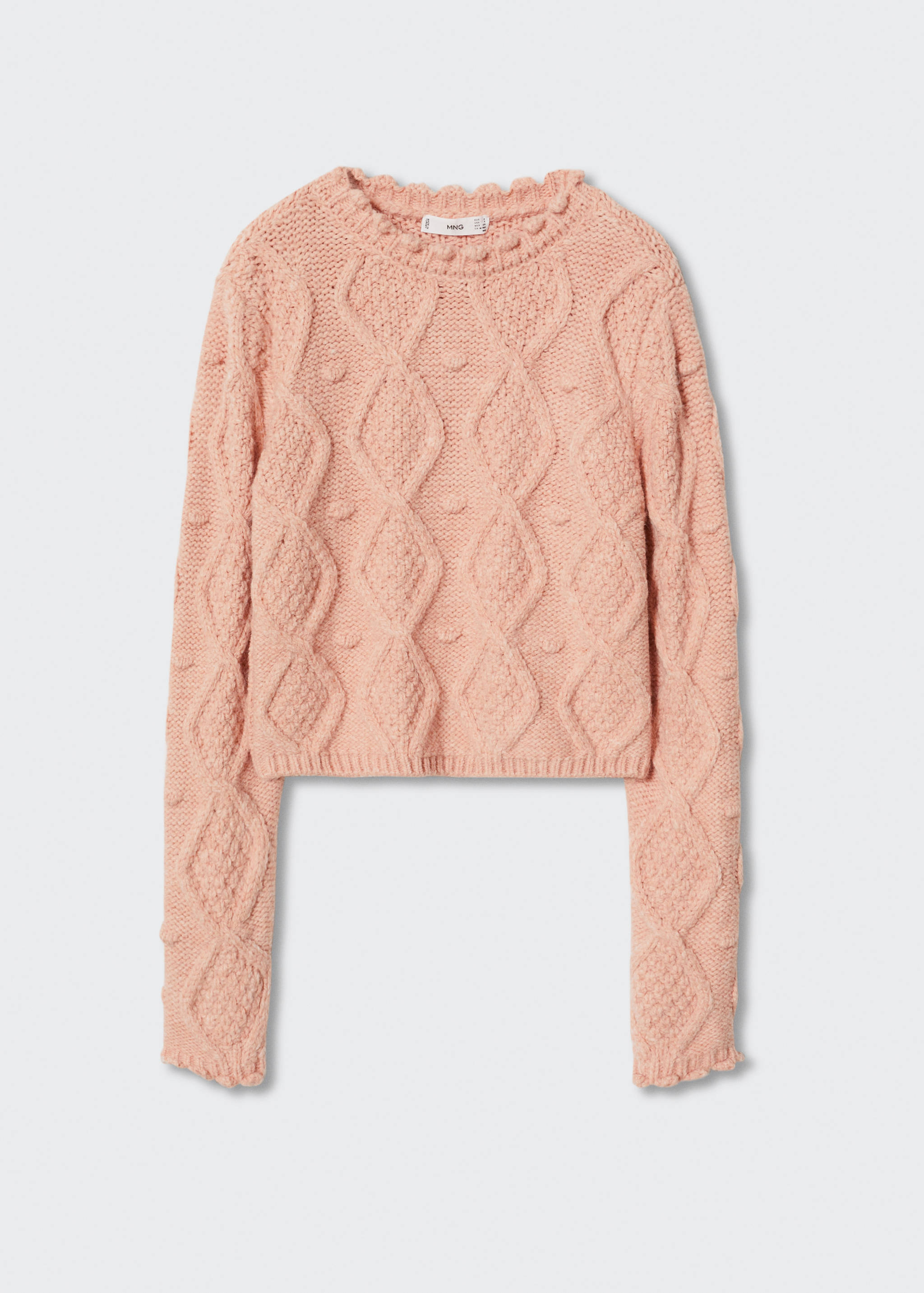 Pull-over maille détail torsade - Article sans modèle