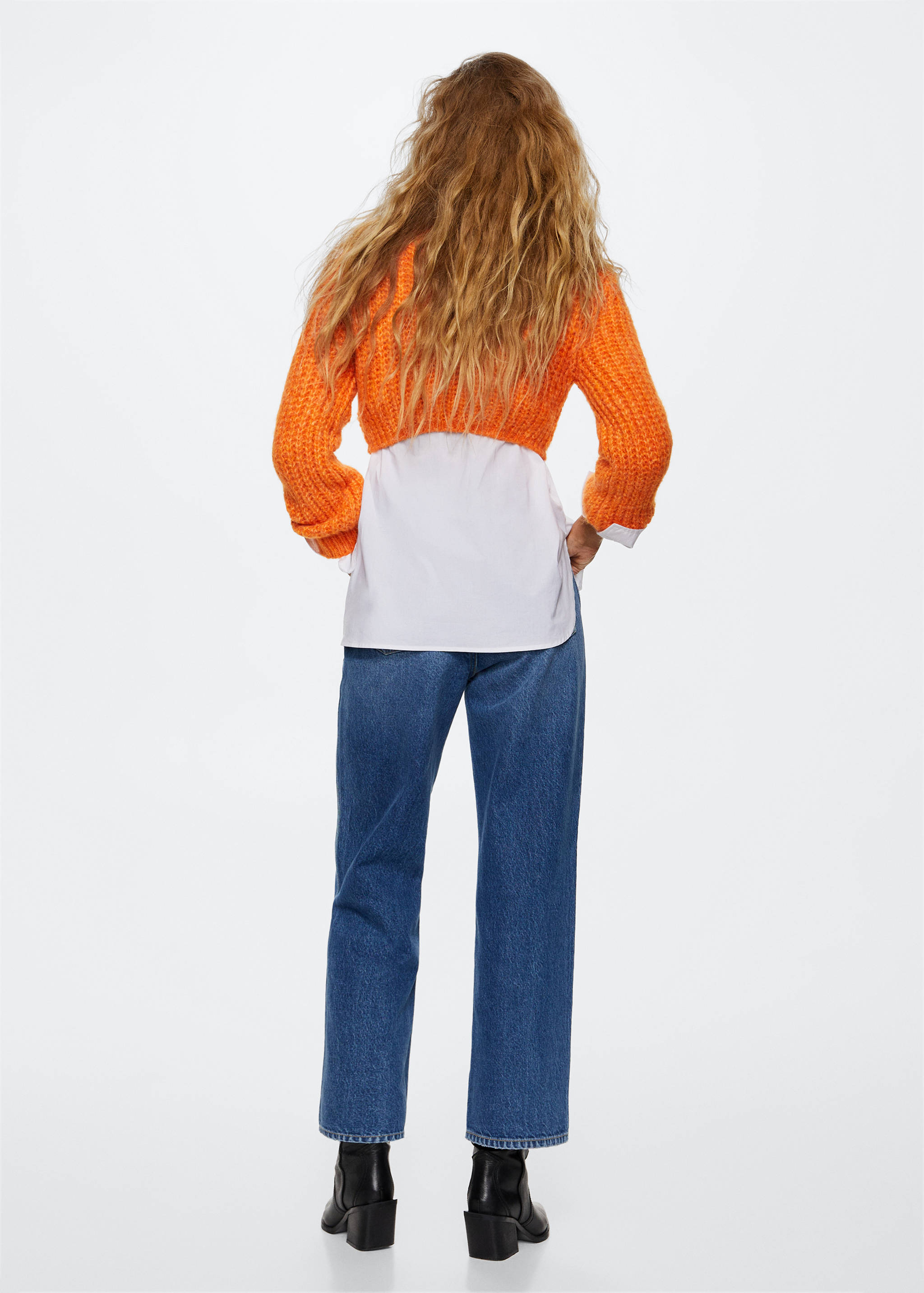 Pull-over maille crop - Verso de l’article