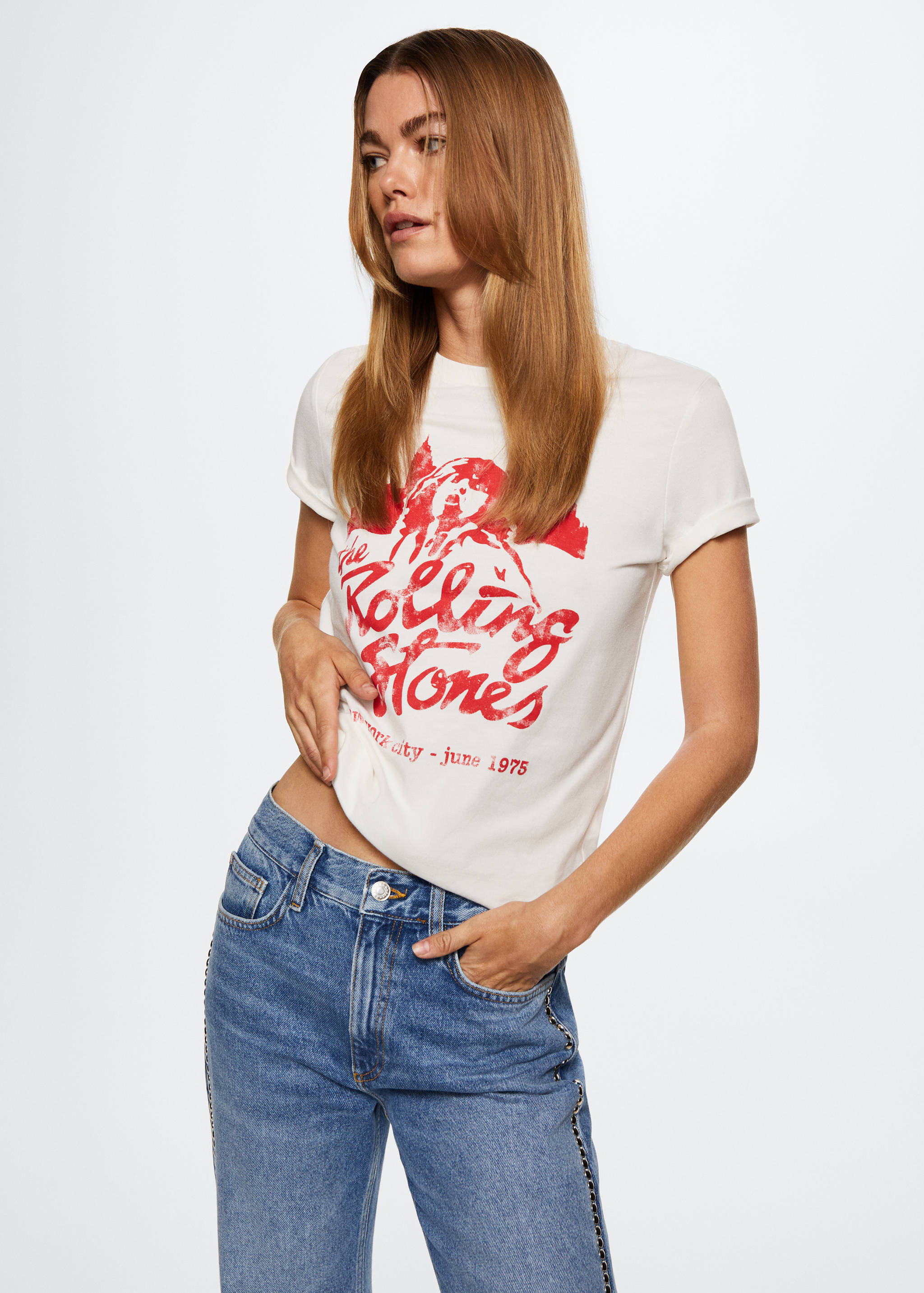 T-shirt The Rolling Stones - Plan moyen