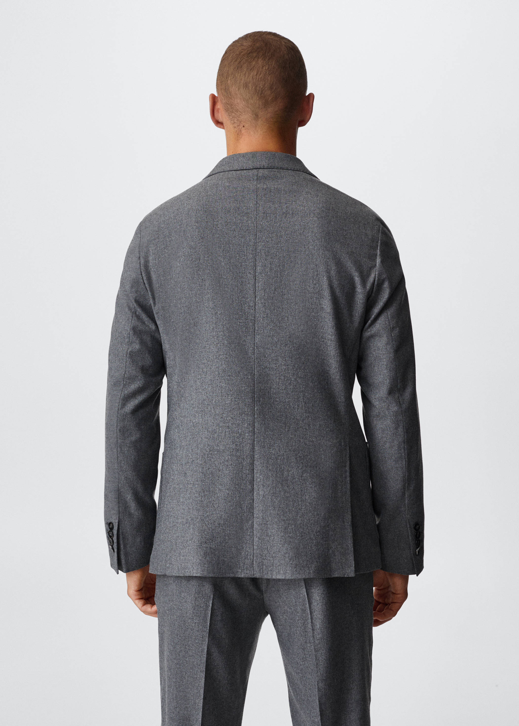 Wool suit jacket - Reverse of the article
