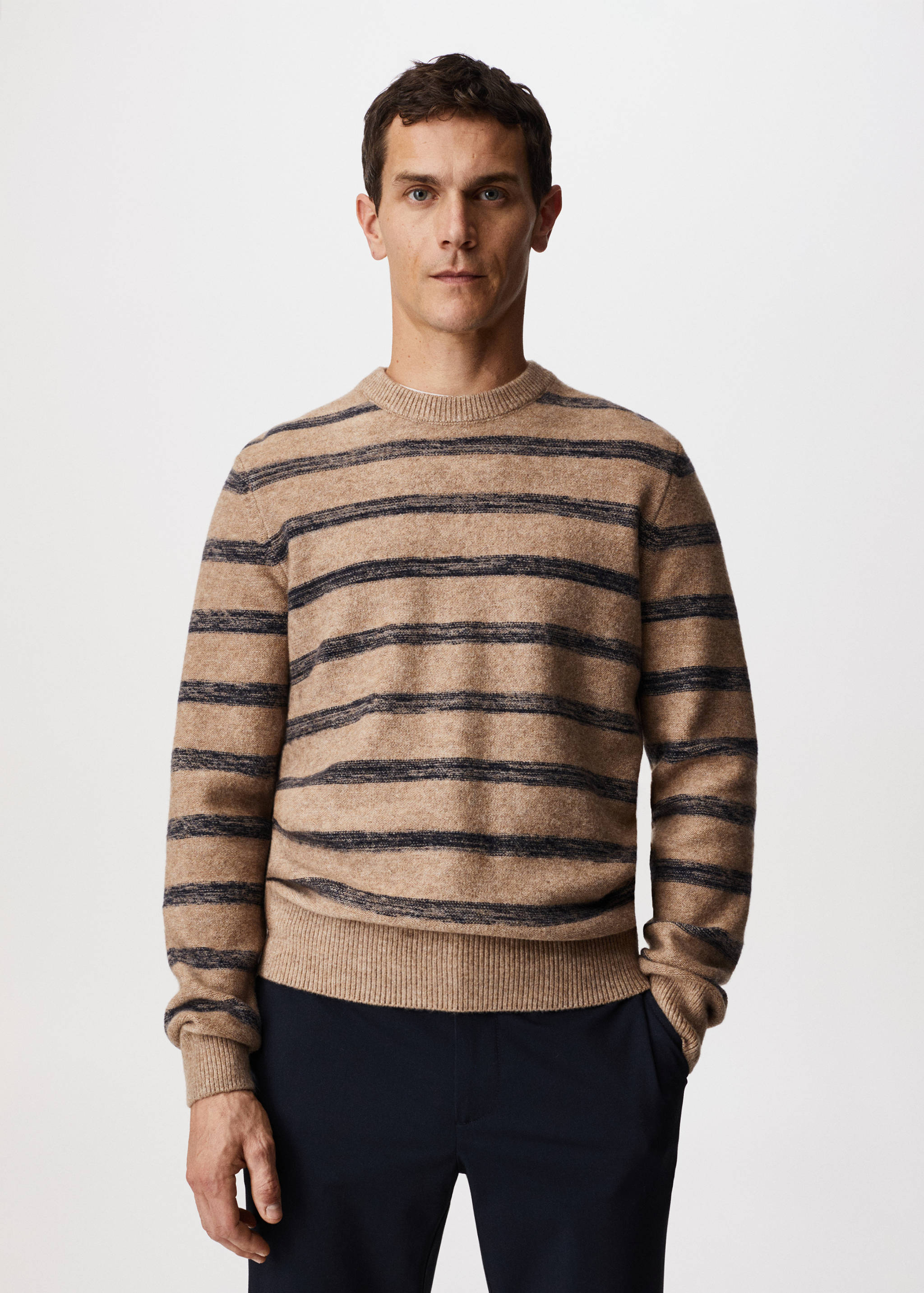 Trui met streepjestextuur - Middenvlak