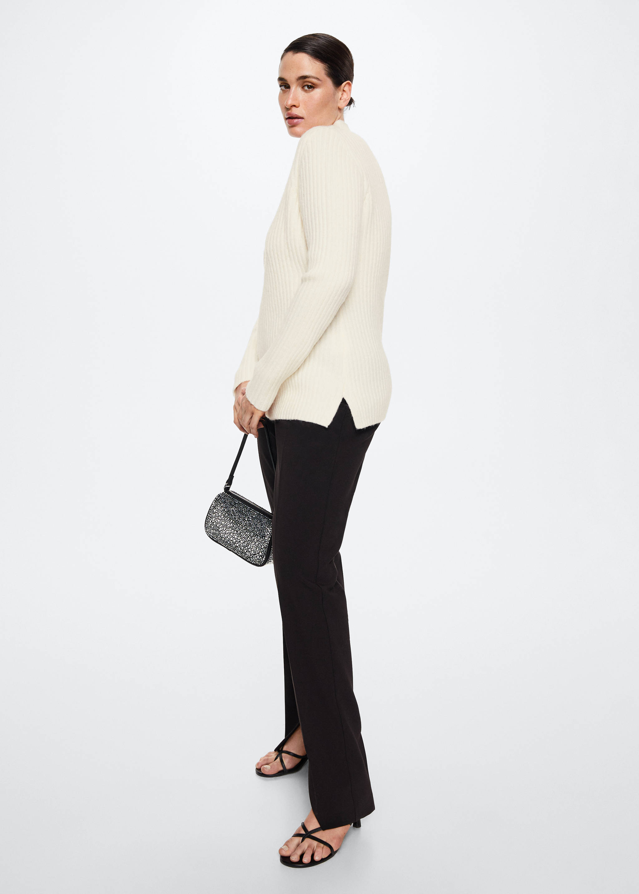 Perkins-neck rib-knit  sweater - Details of the article 6
