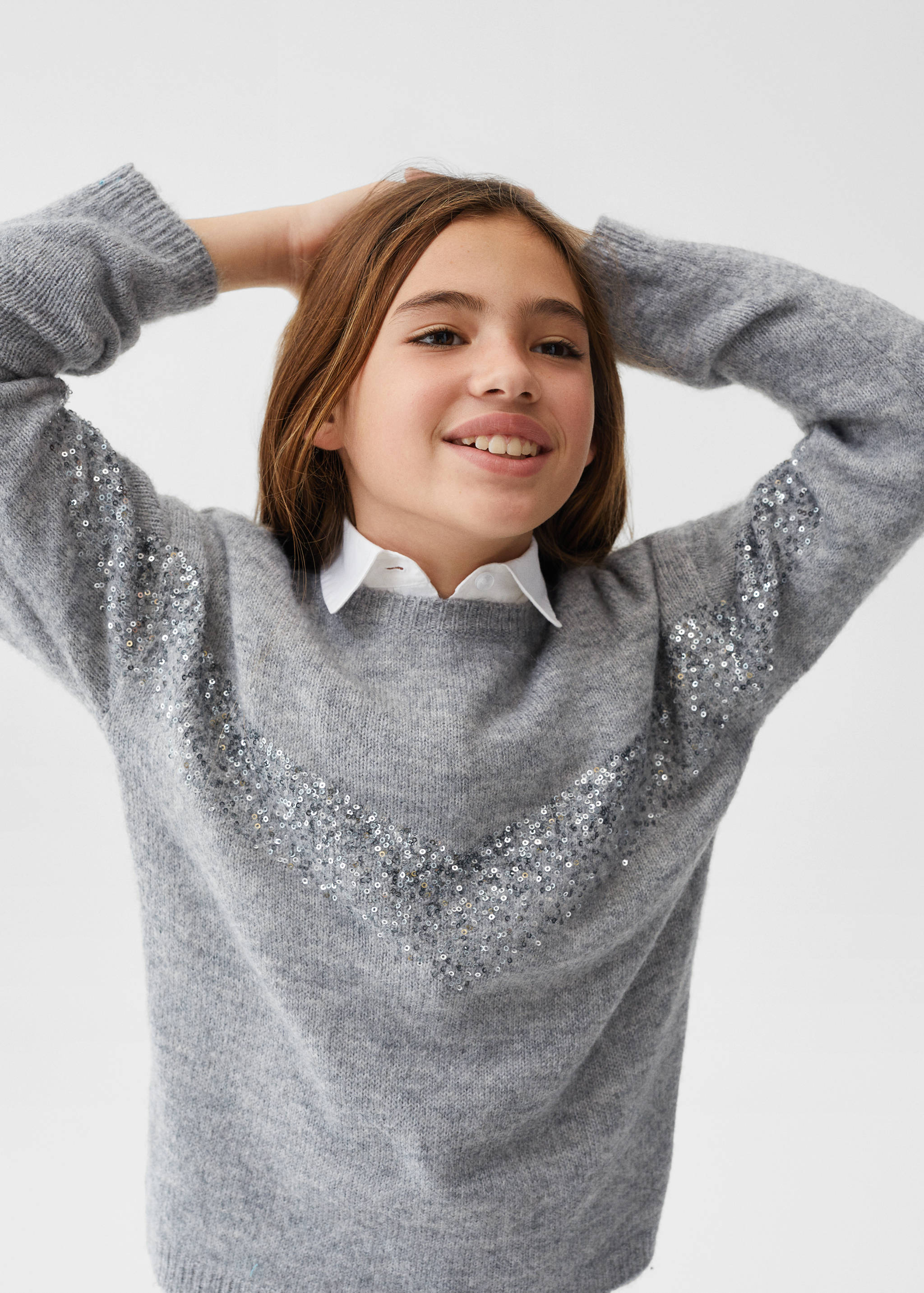 Strickpullover mit Pailletten - Detail des Artikels 1