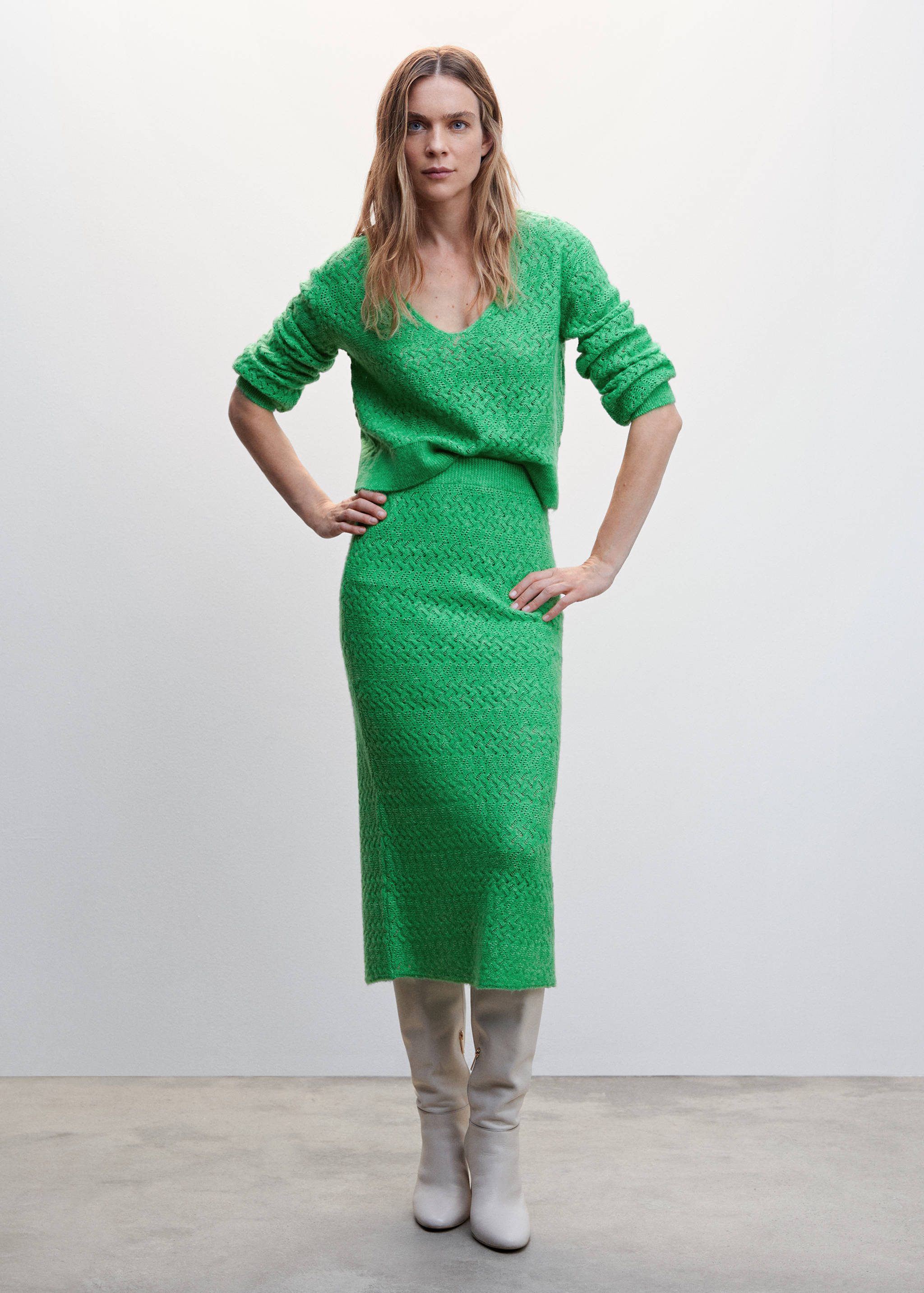 Jersey punto calado - Plano general