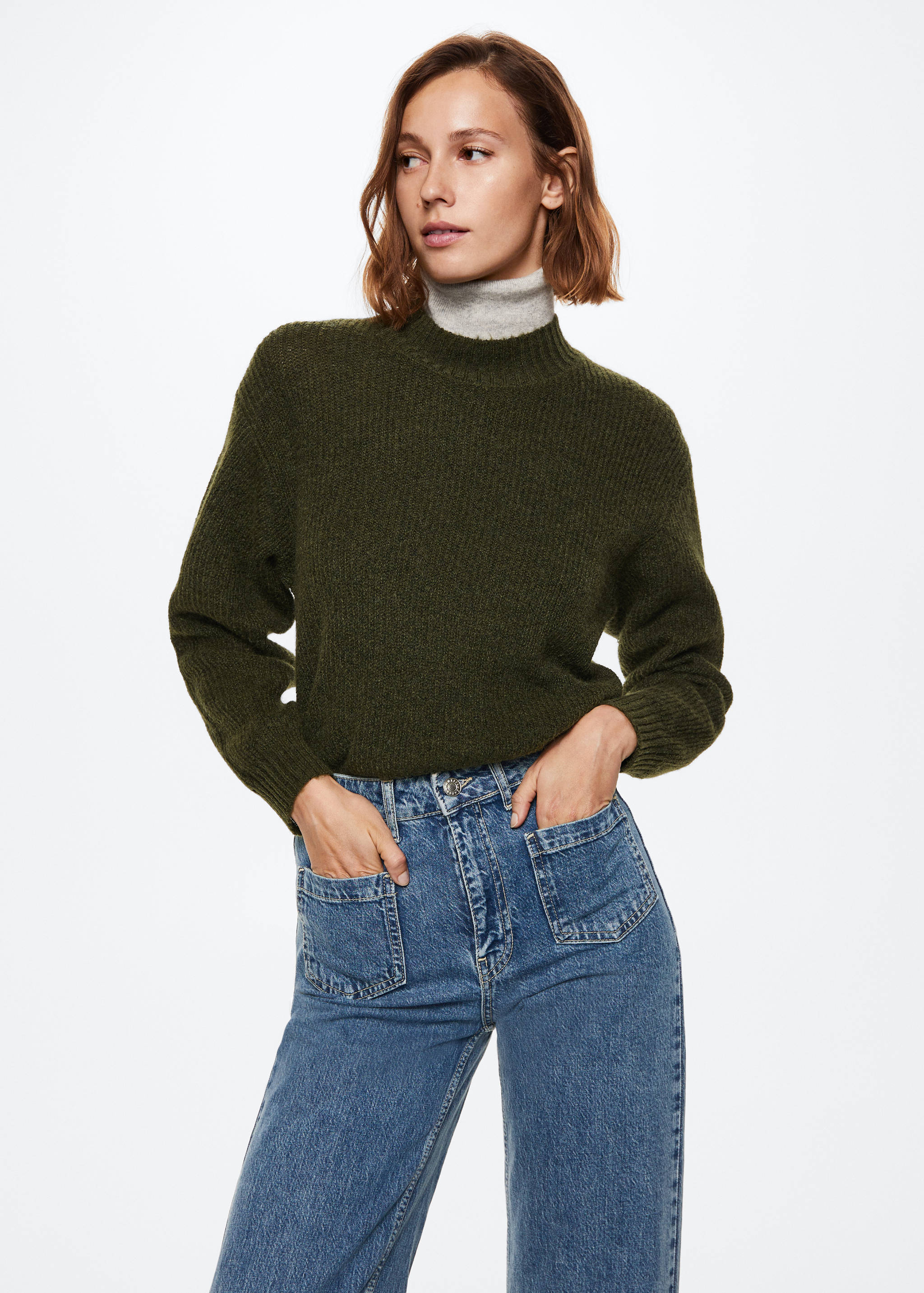 Wide-leg jeans with pockets - Details of the article 1