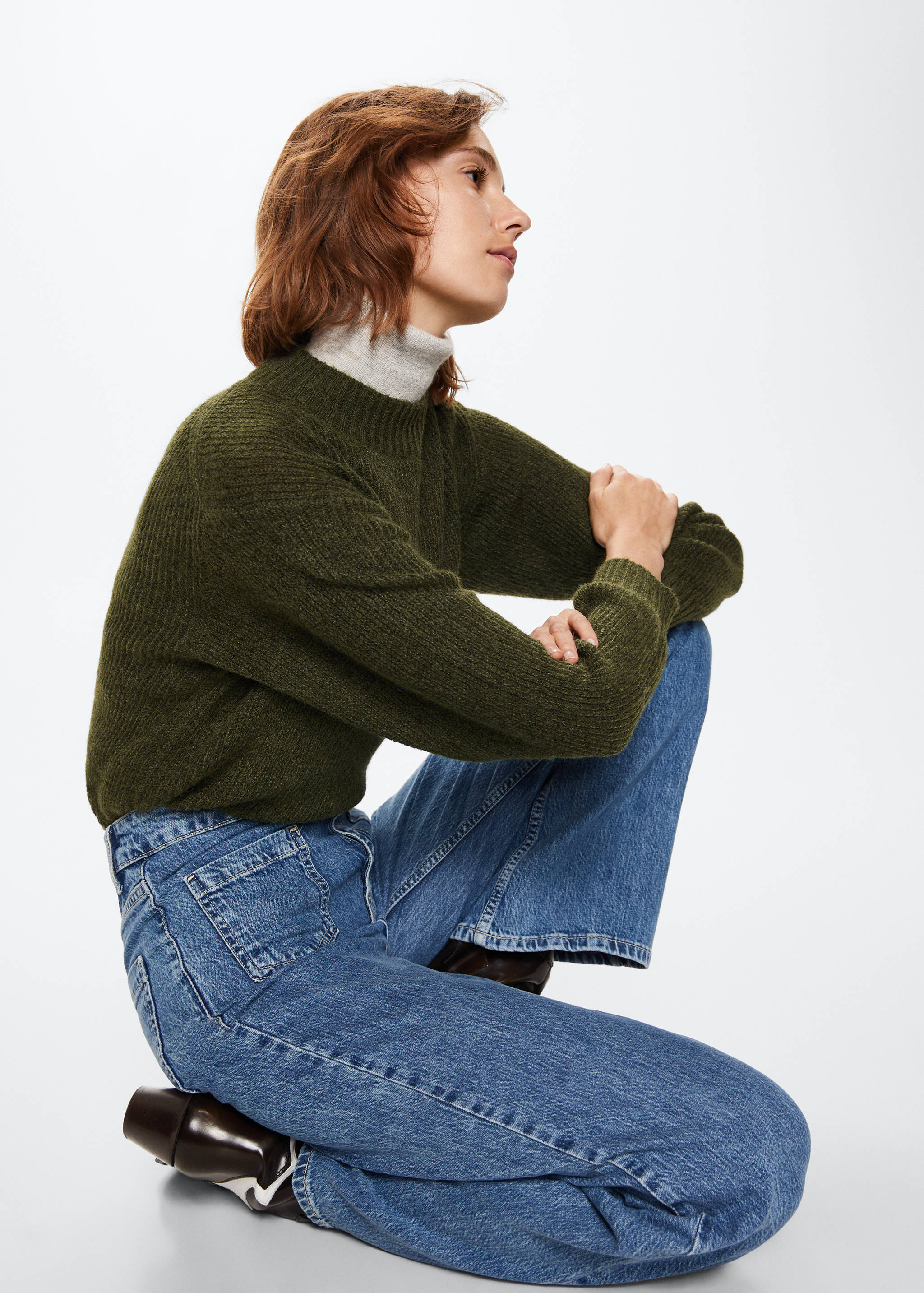 Wide-leg jeans with pockets - Details of the article 2