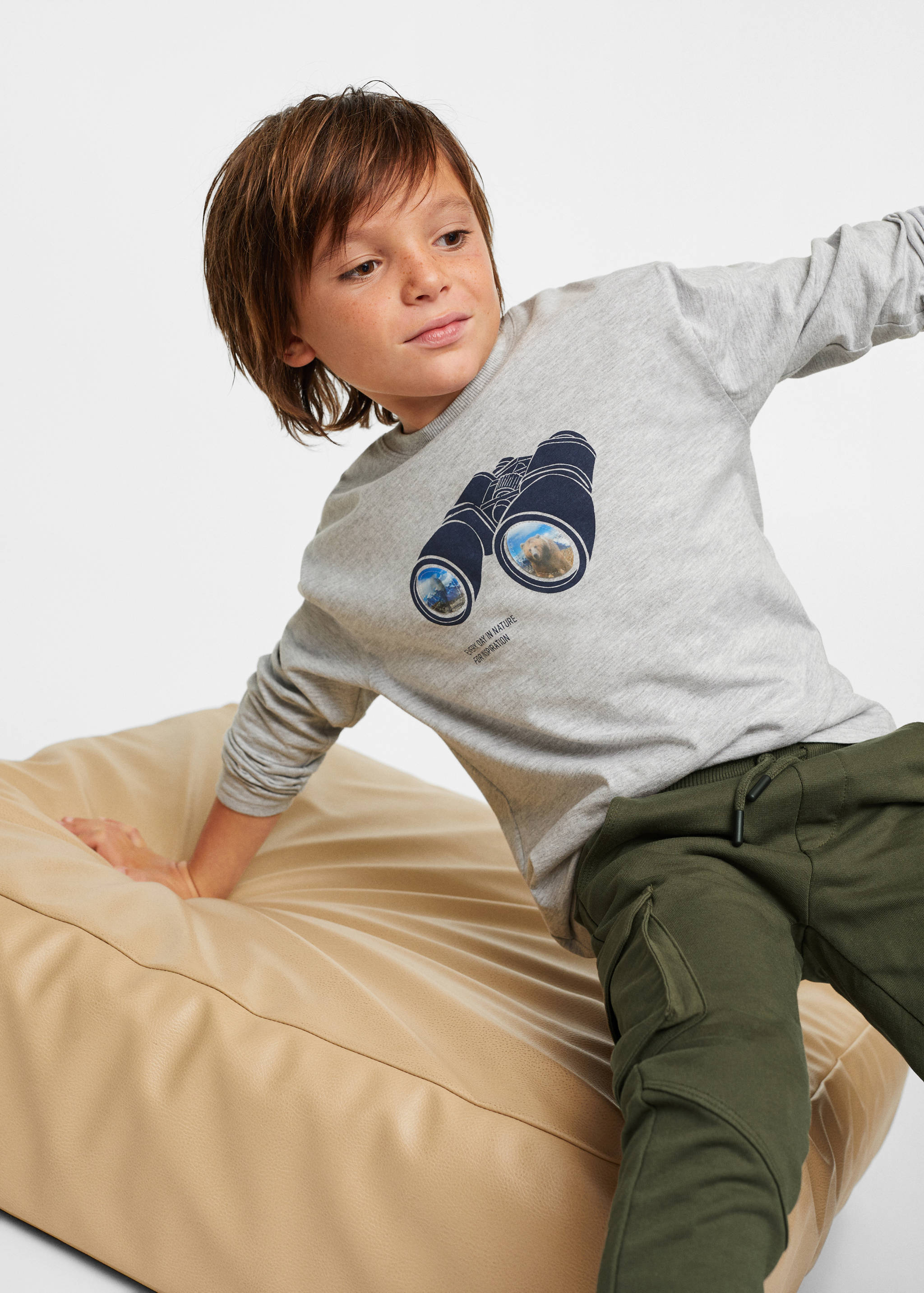 Tričko s dlouhým potištěným rukávem - Detail zboží 2