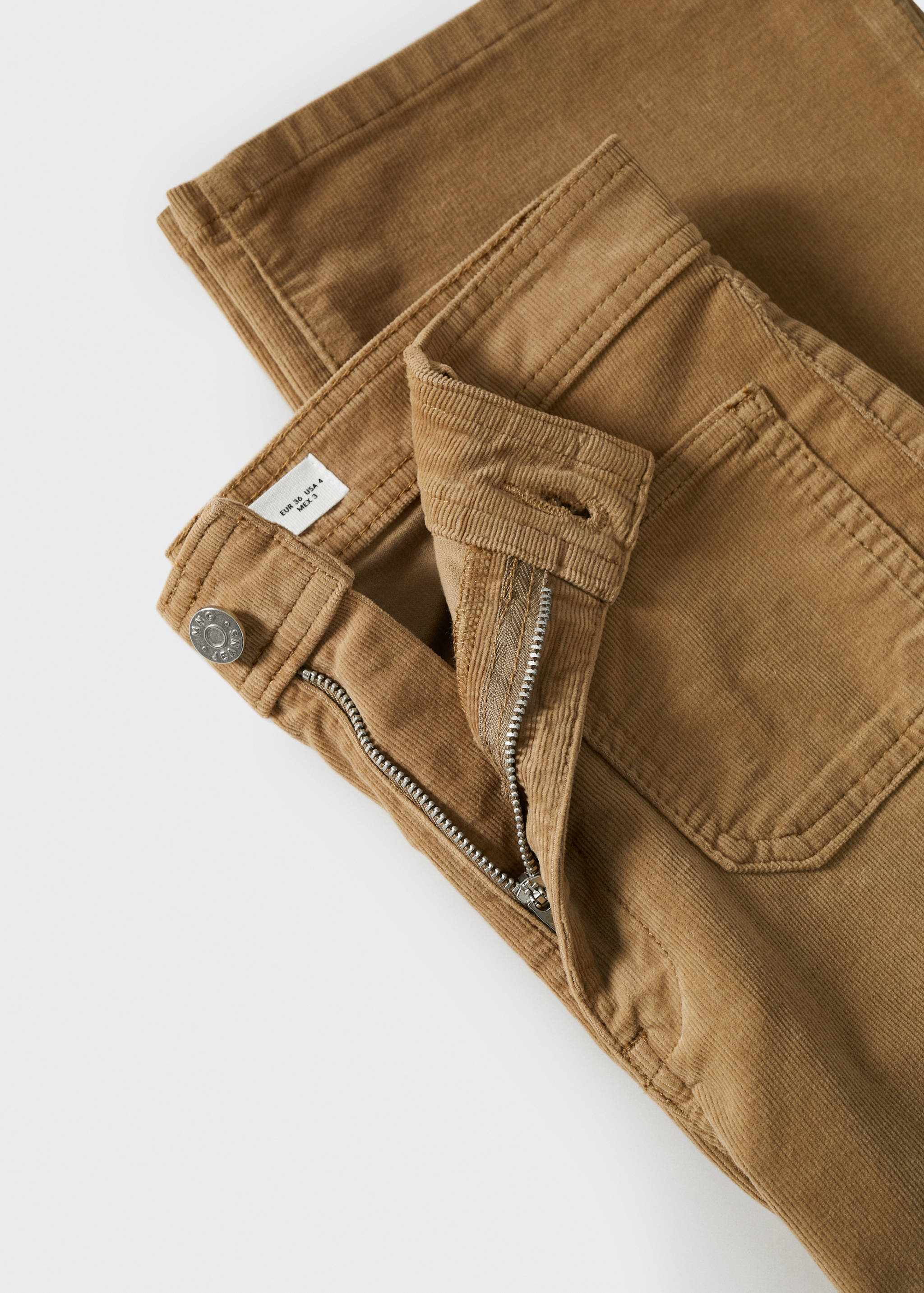 Corduroy jeans with pockets  - Details of the article 8