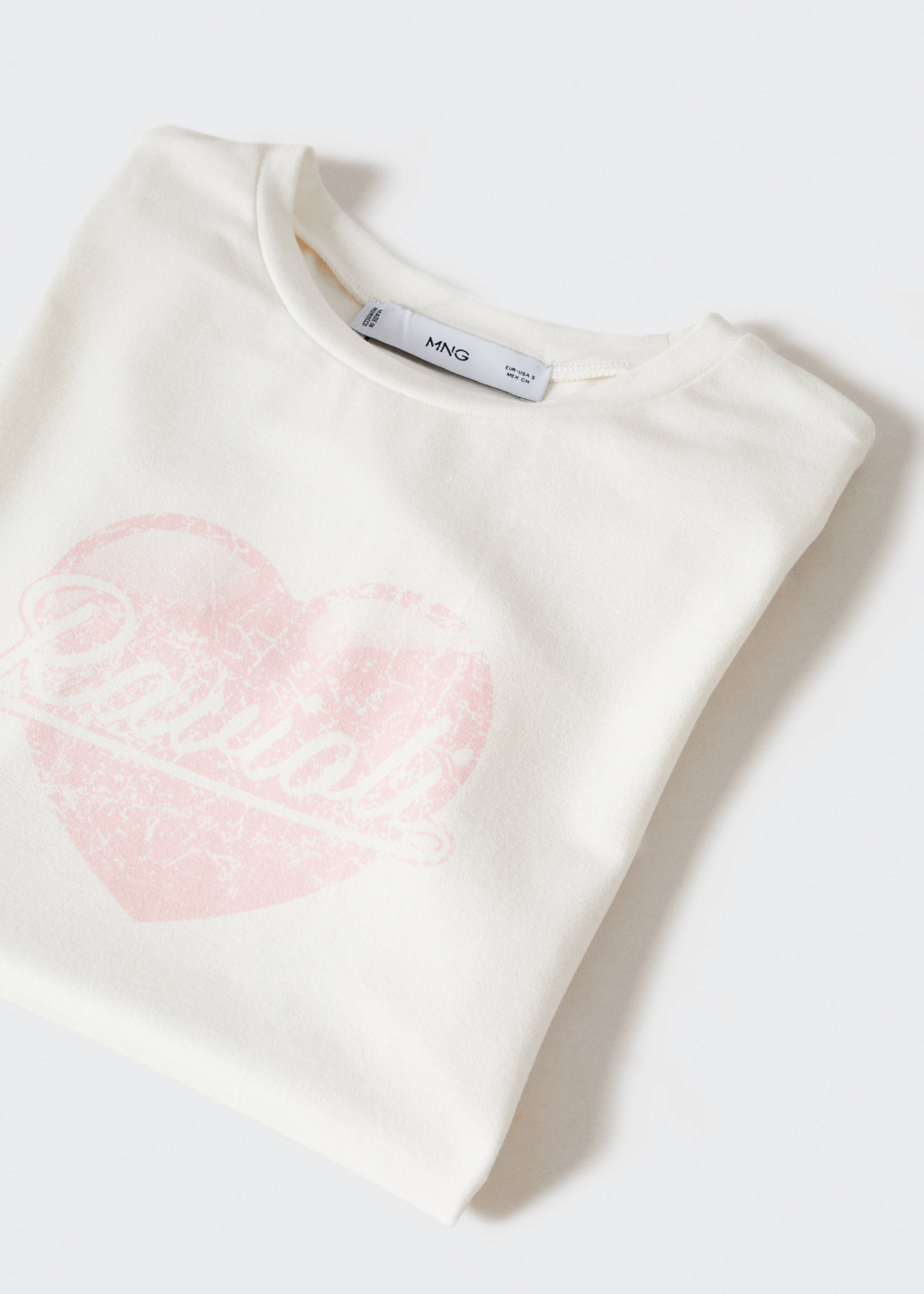 Camiseta mensaje estampado - Detalle del artículo 8